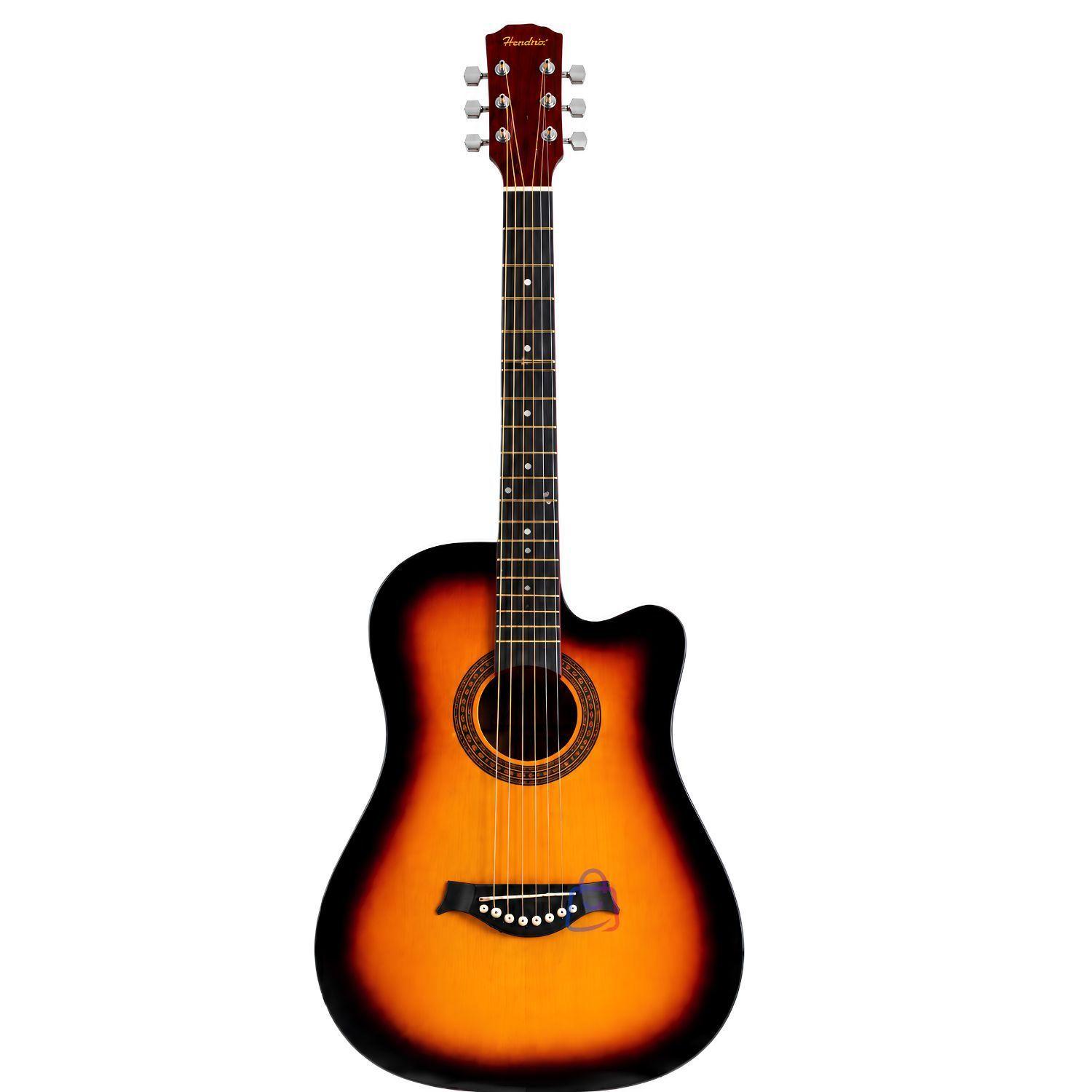 Guitarra 39 Pulgadas Color Sunburst Funda y Cuerdas PS-2