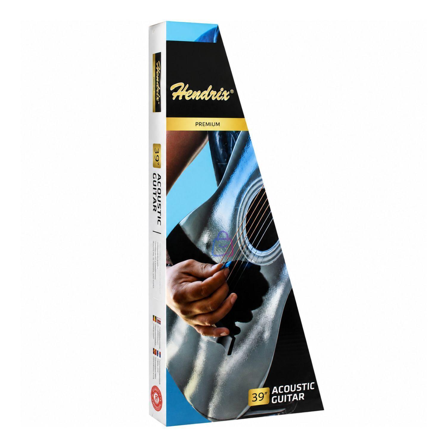 Guitarra 39 Pulgadas Color Sunburst Funda y Cuerdas PS-3