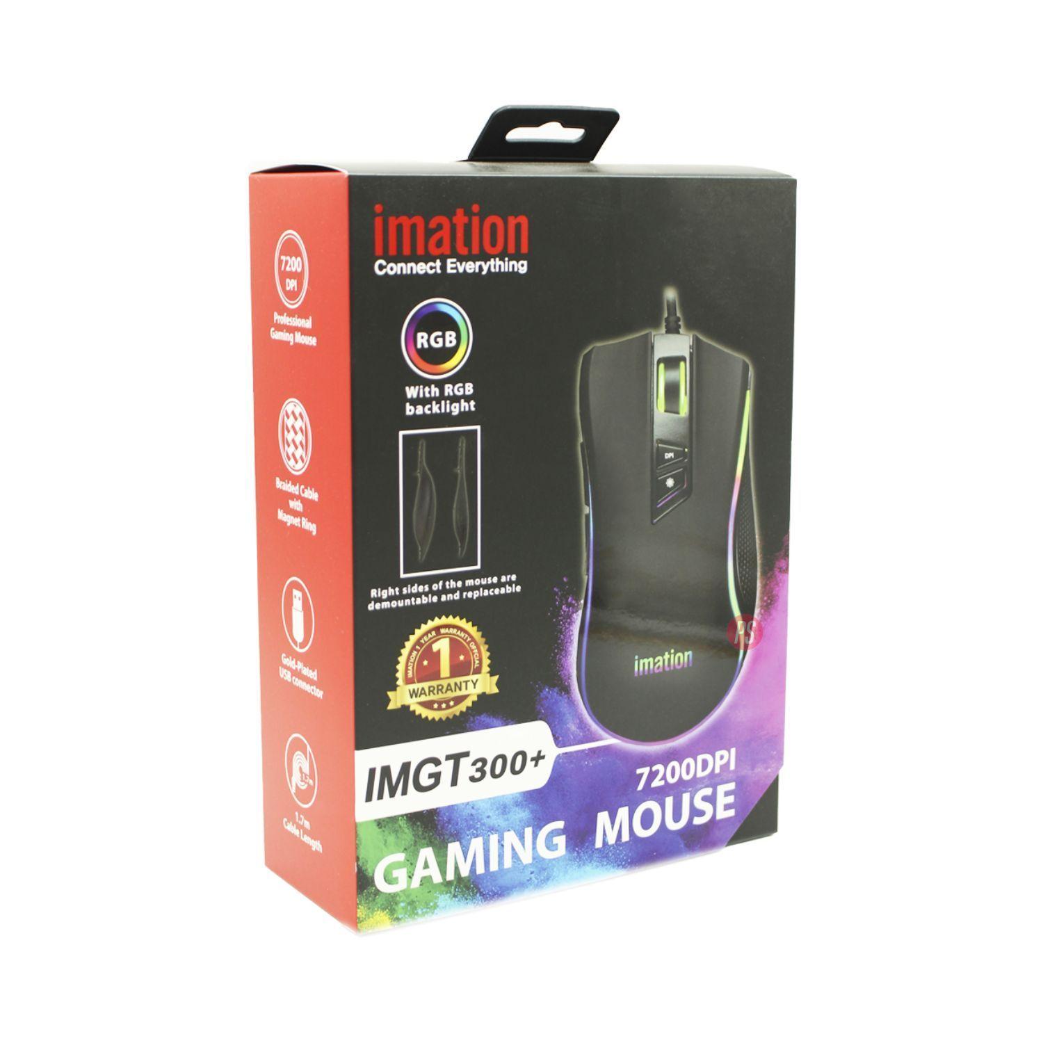 Mouse Gamer Imation IMGT290 RGB 7200 DPI - PS-2