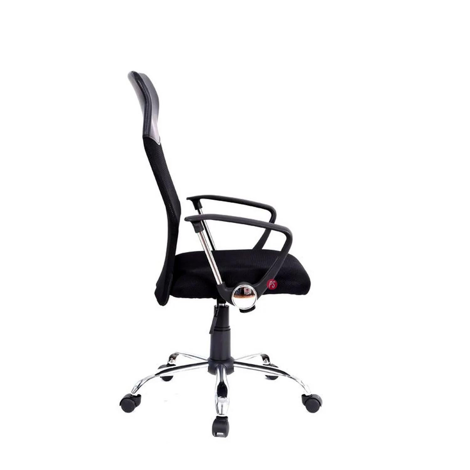 Silla Oficina Respaldo Malla Tipo Dallas Negro - Ps-2