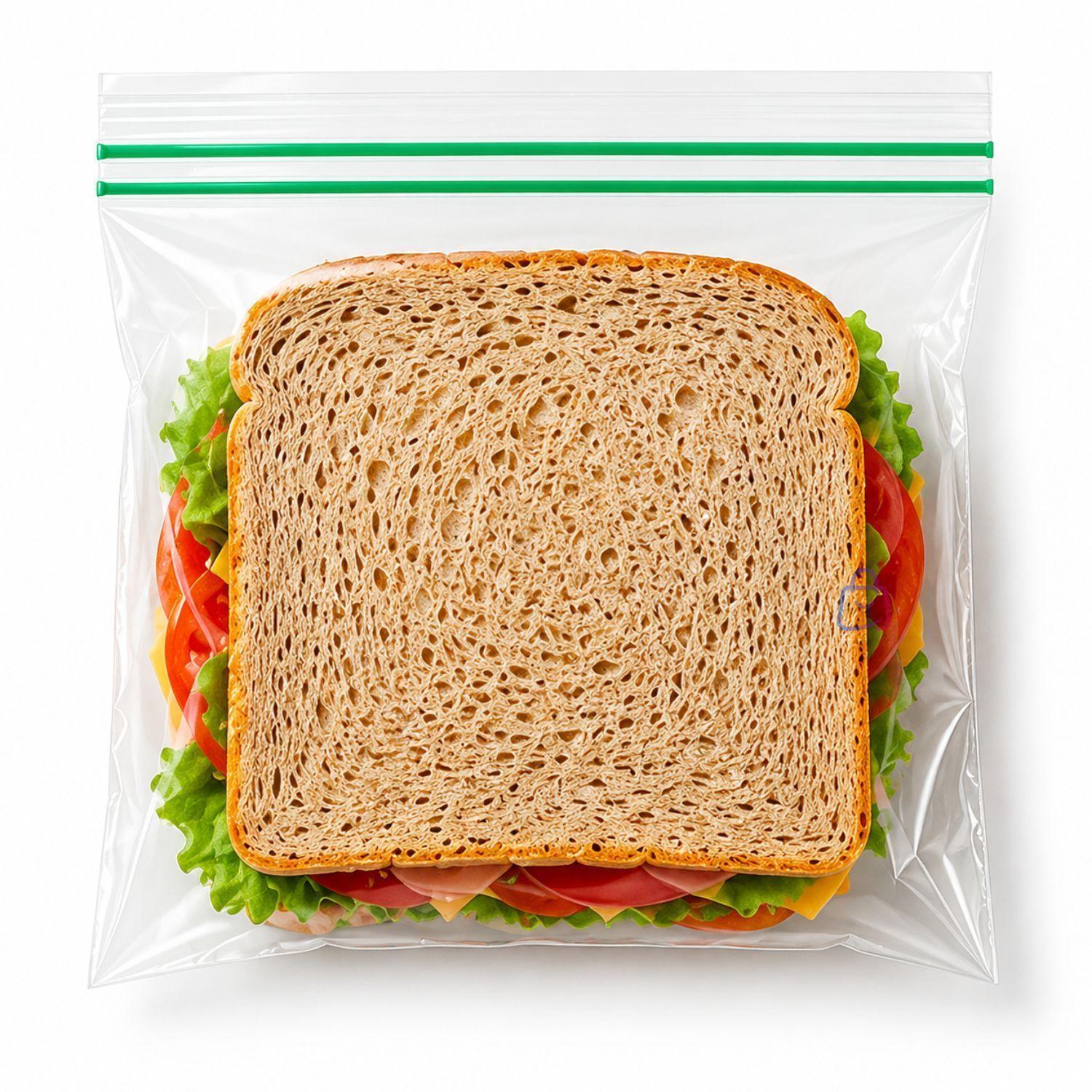 Bolsas Hermeticas Sandwich 50 Unidades Cierre Zip PS-2