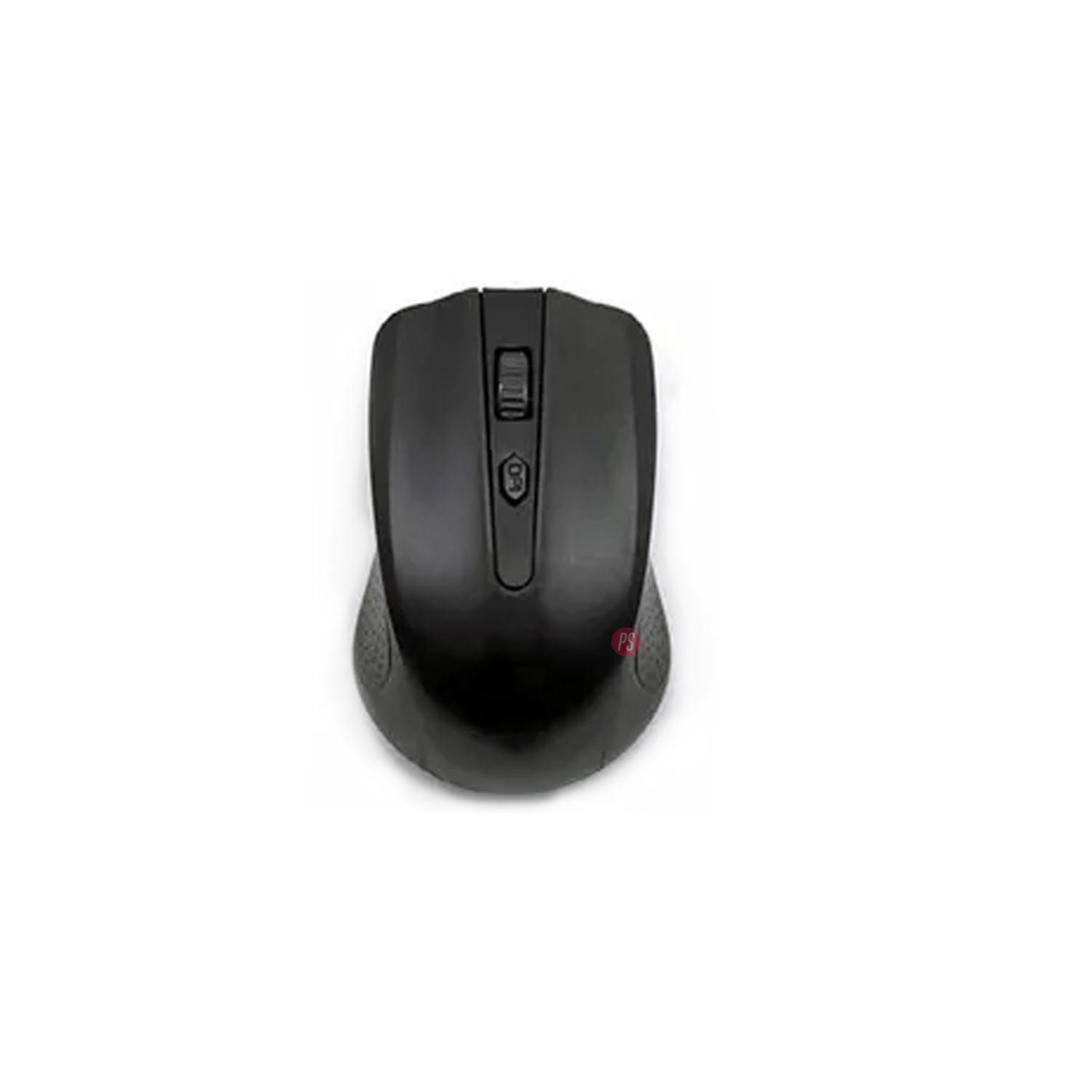 Mouse Inalámbrico Óptico 2.4 Ghz 4 botones Negro - PS-2