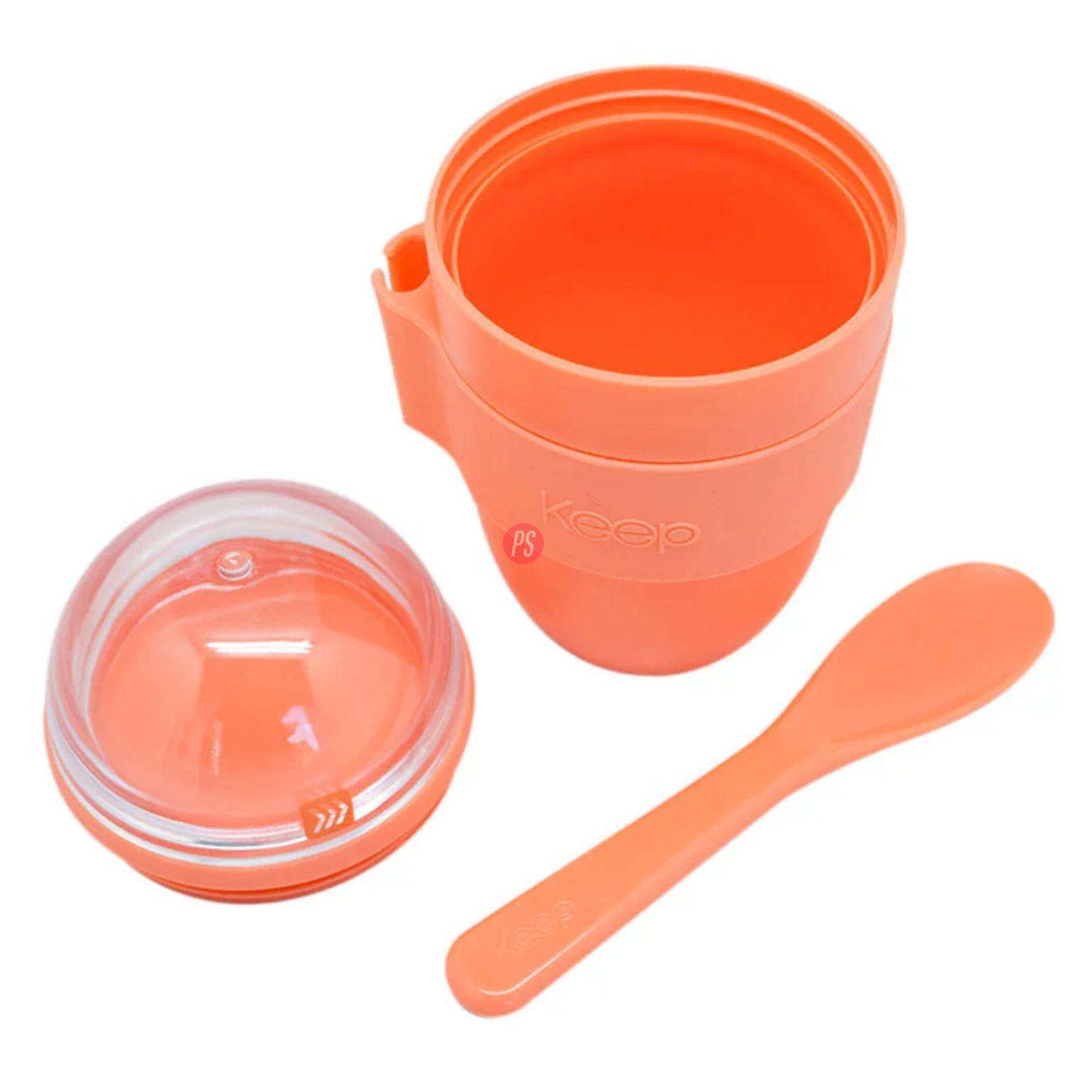 Vaso Snack Keep 450 ml con Cucharita Colores - PS-2