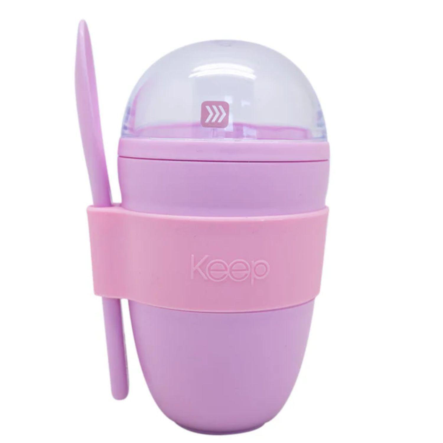 Vaso Snack Keep 450 ml con Cucharita Colores - PS-0