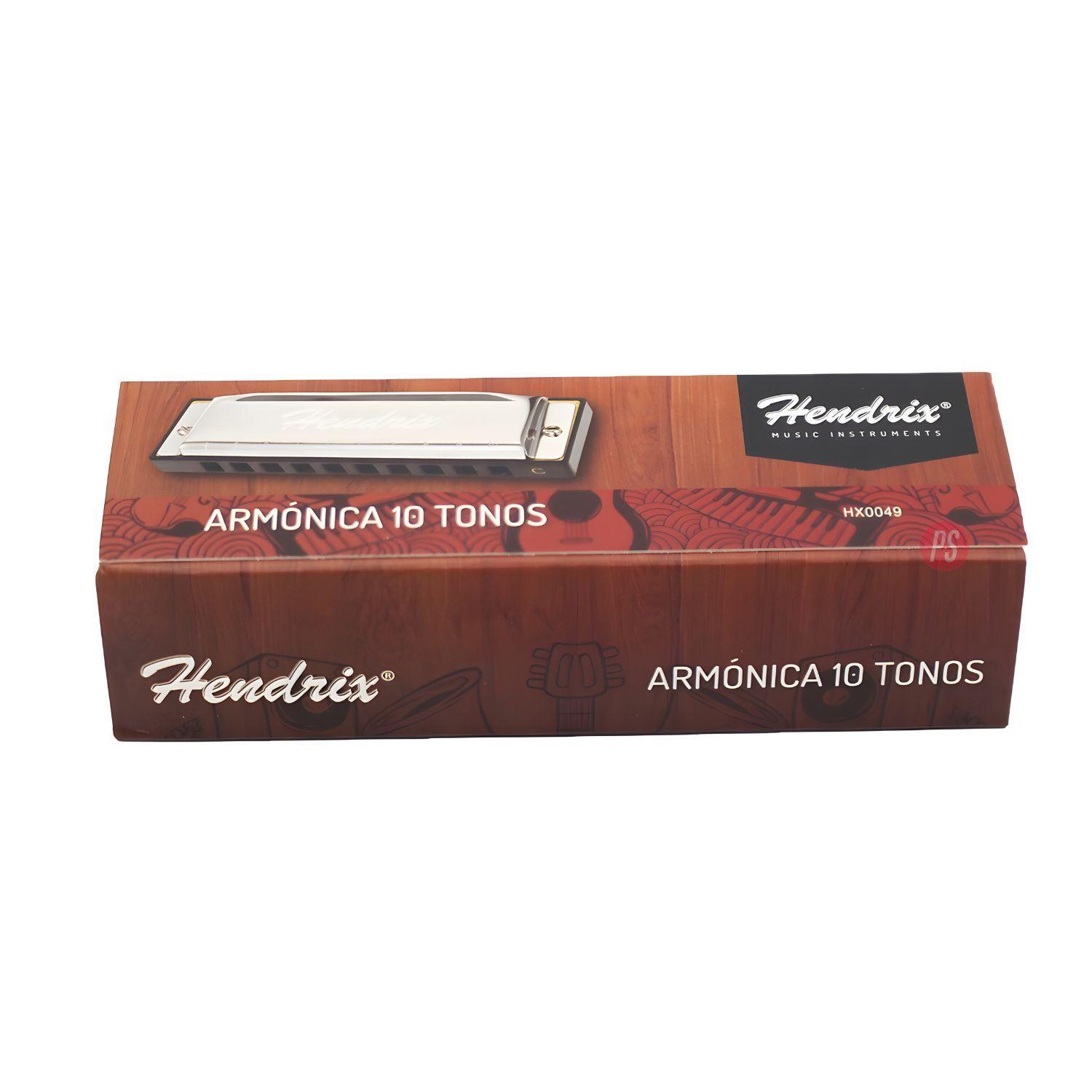 Armonica 10 Agujeros en Do Mayor Instrumento Musical - PS-3