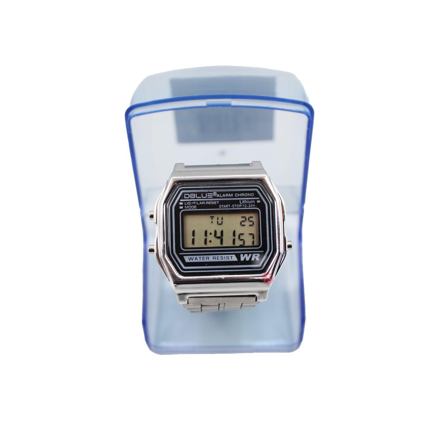 Reloj Pulsera Clásico Digital Con Correa Metálica - PuntoStore-2