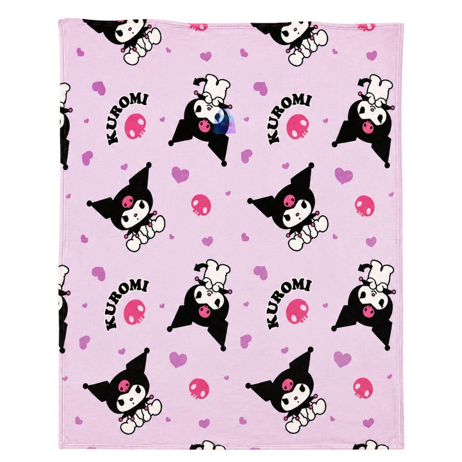 Manta Coral Dise o Kuromi 127x152cms Suave PS-1