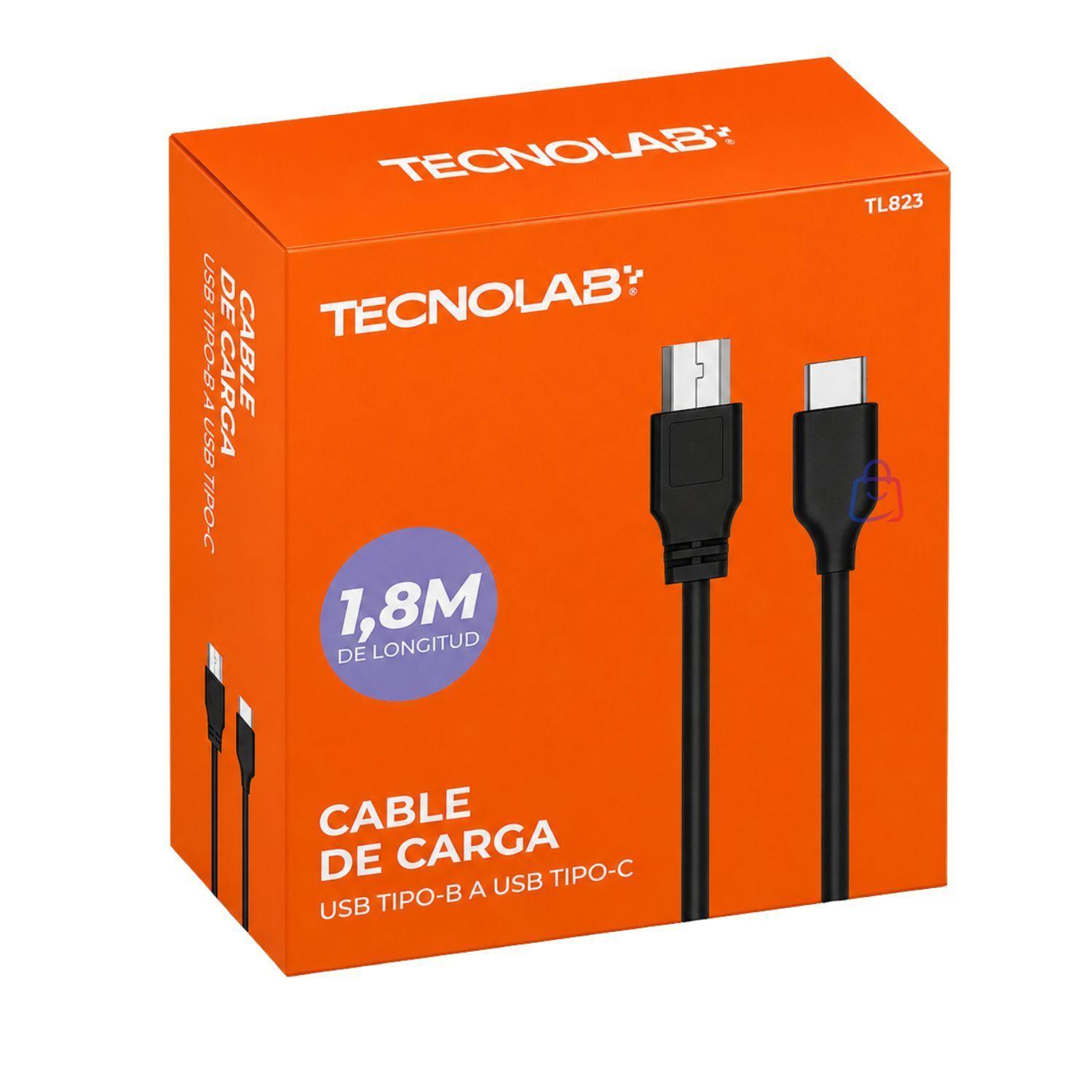 Cable USB C a USB B para Impresora y Escaner PS-3