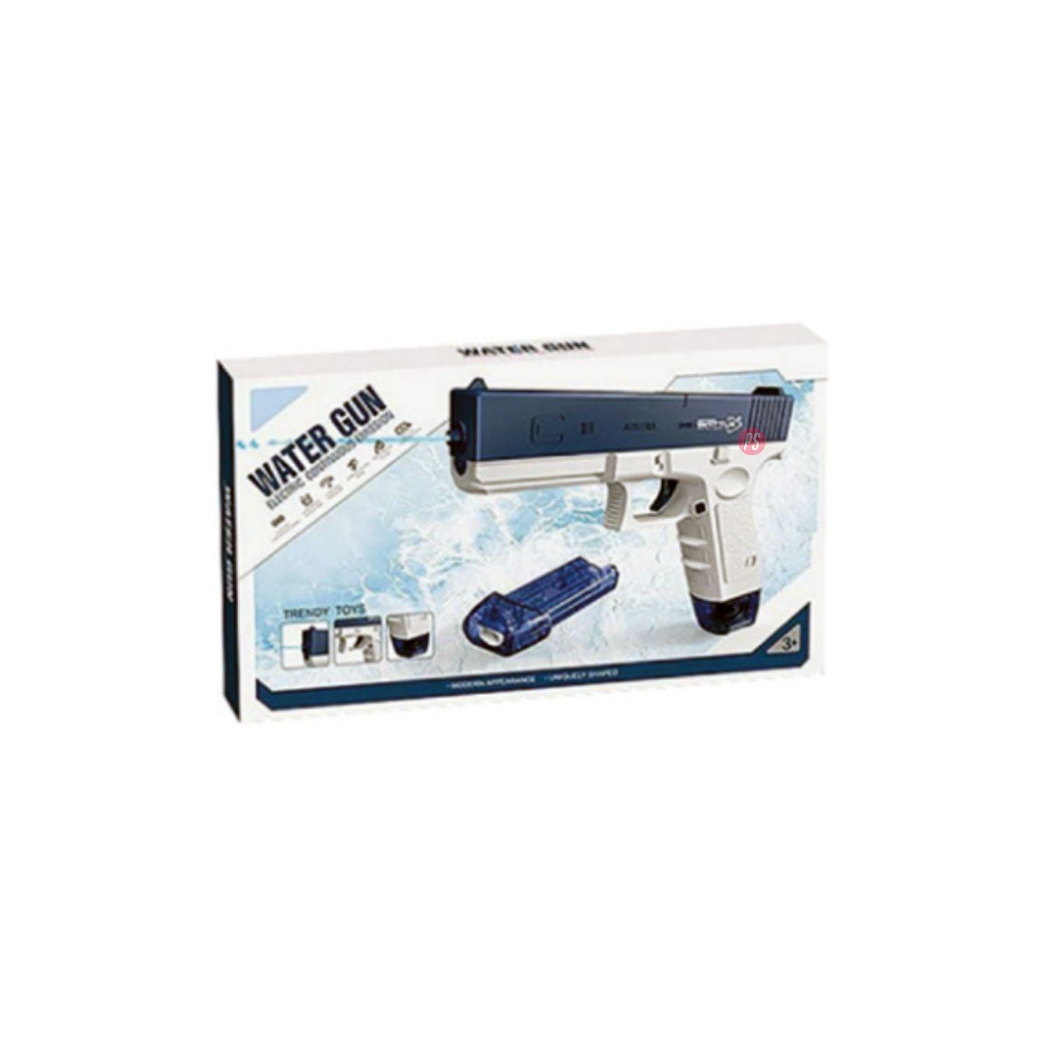 Pistola De Agua Recargable Azul Con Lanzamiento Continuo - PS-2