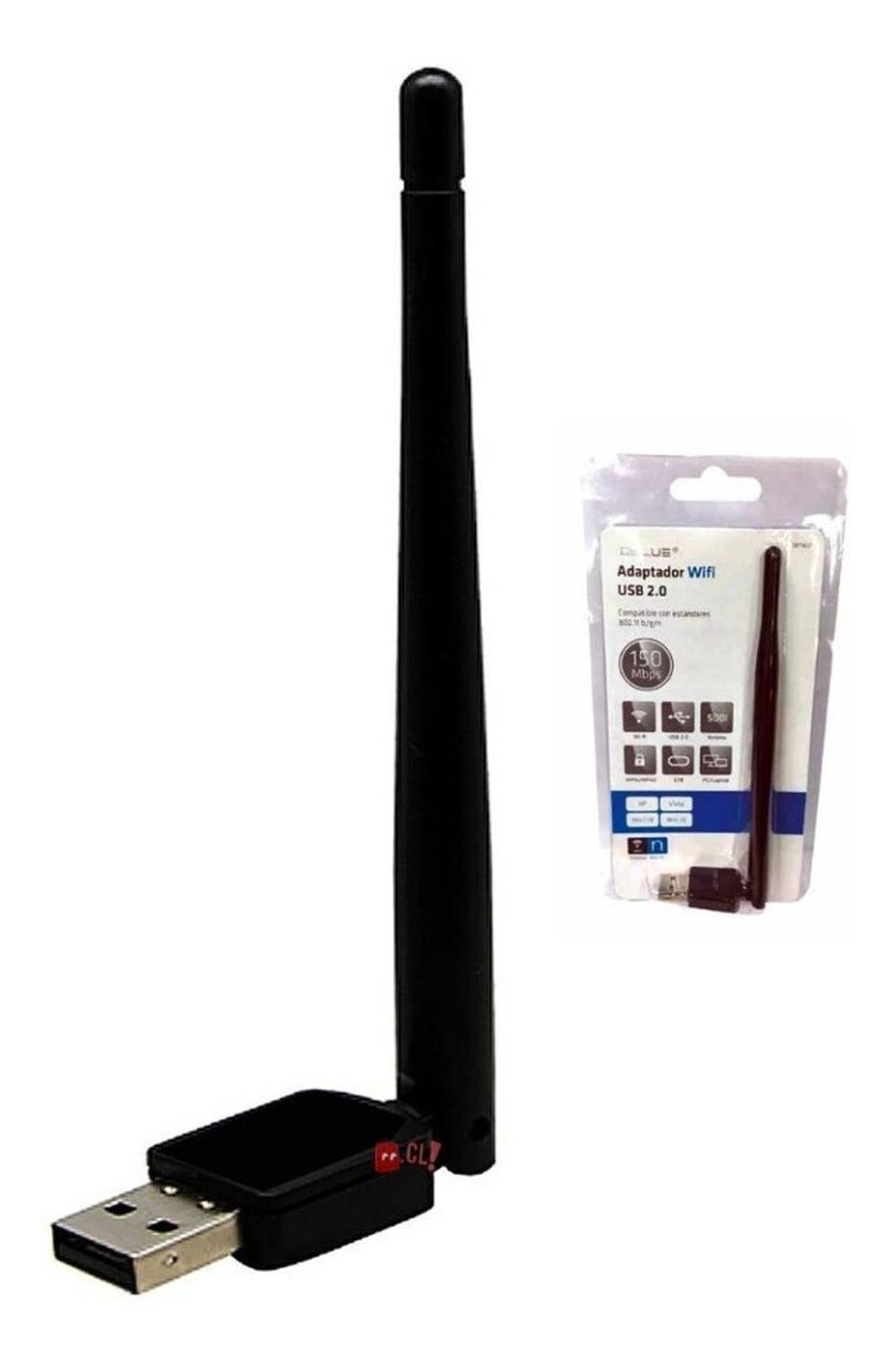 Adaptador Antena Usb Wifi 150mbps - Ps-2