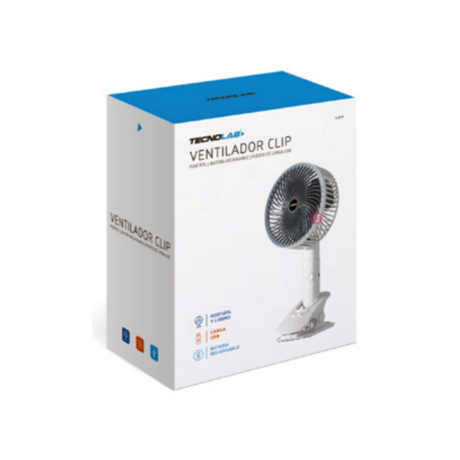 Ventilador De Escritorio Clip Recargable Multifuncional - PS-4