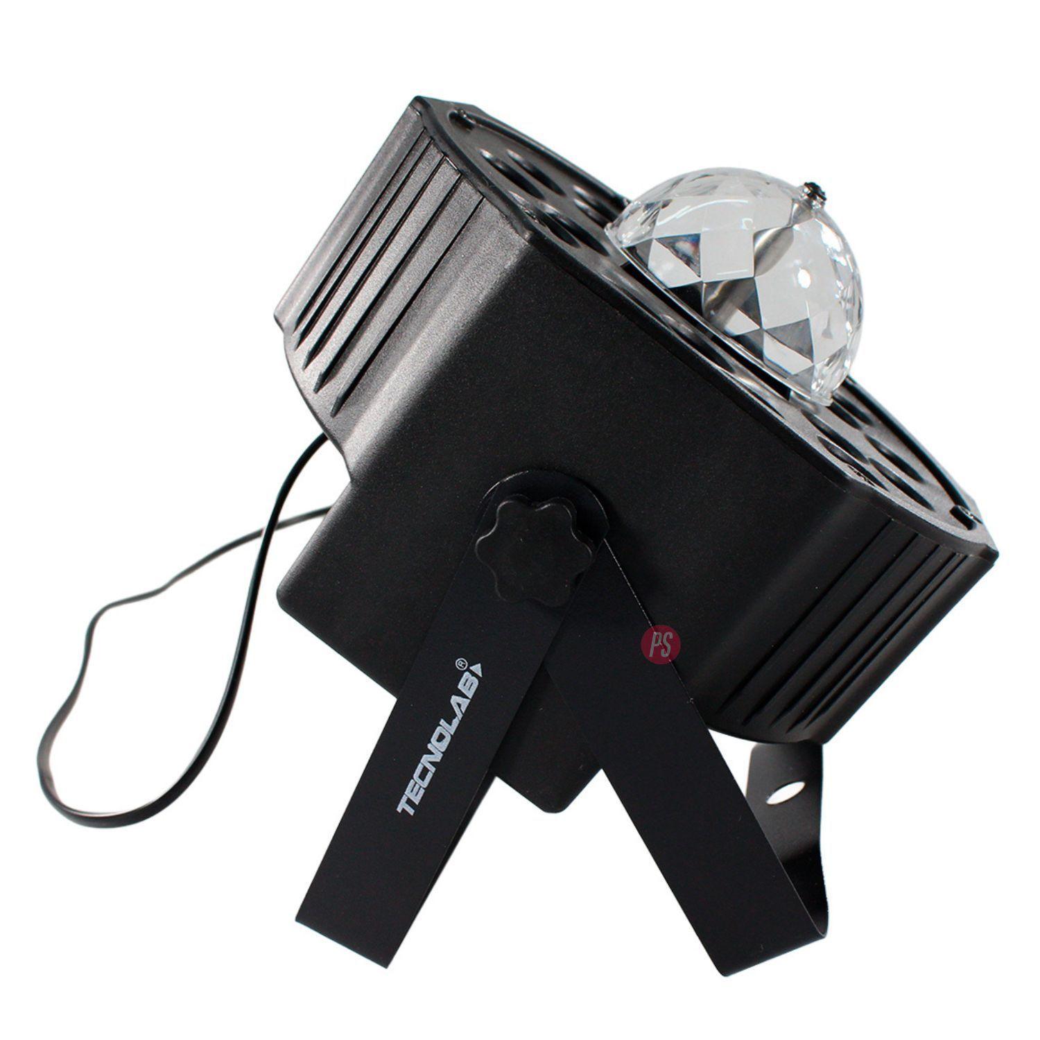 Foco PAR LED 18 RGB Giratorio 60W con Control DMX PS-3