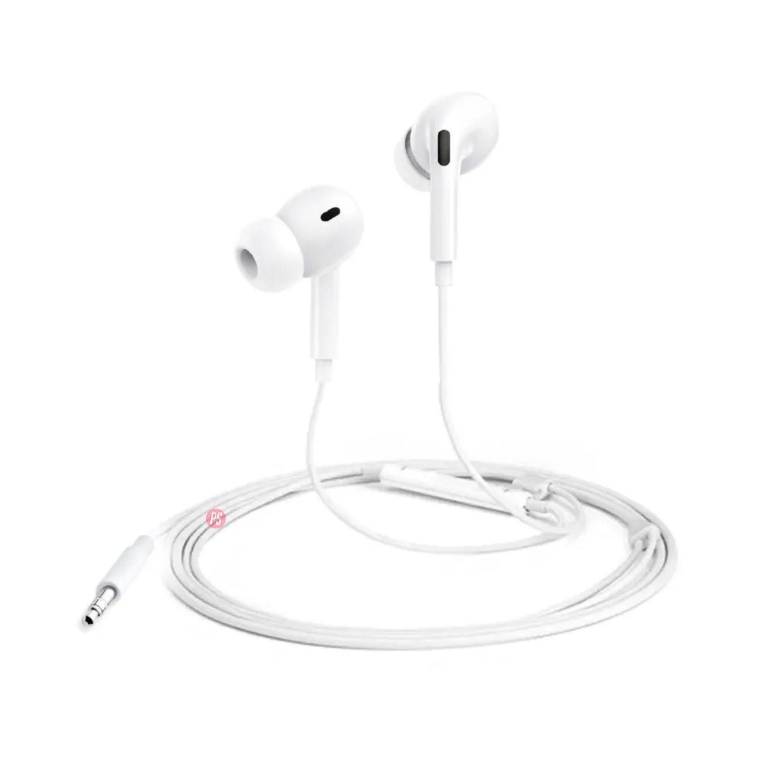 Audífonos 3.5mm In-Ear Color Blanco - Ps-2