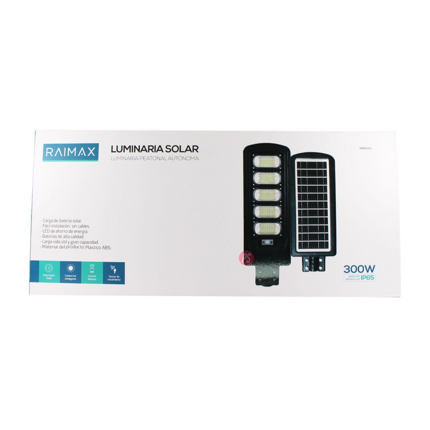 Foco Solar Raimax 300W LED IP65 Con Control Remoto - PS-3