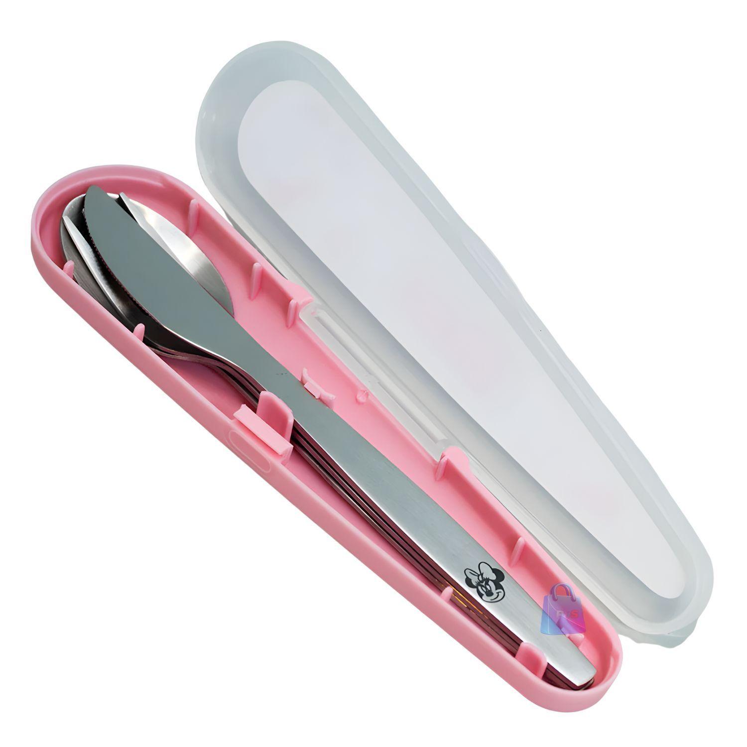 Hermetico Minnie 700ml Divisiones Cubiertos Minnie PS-2