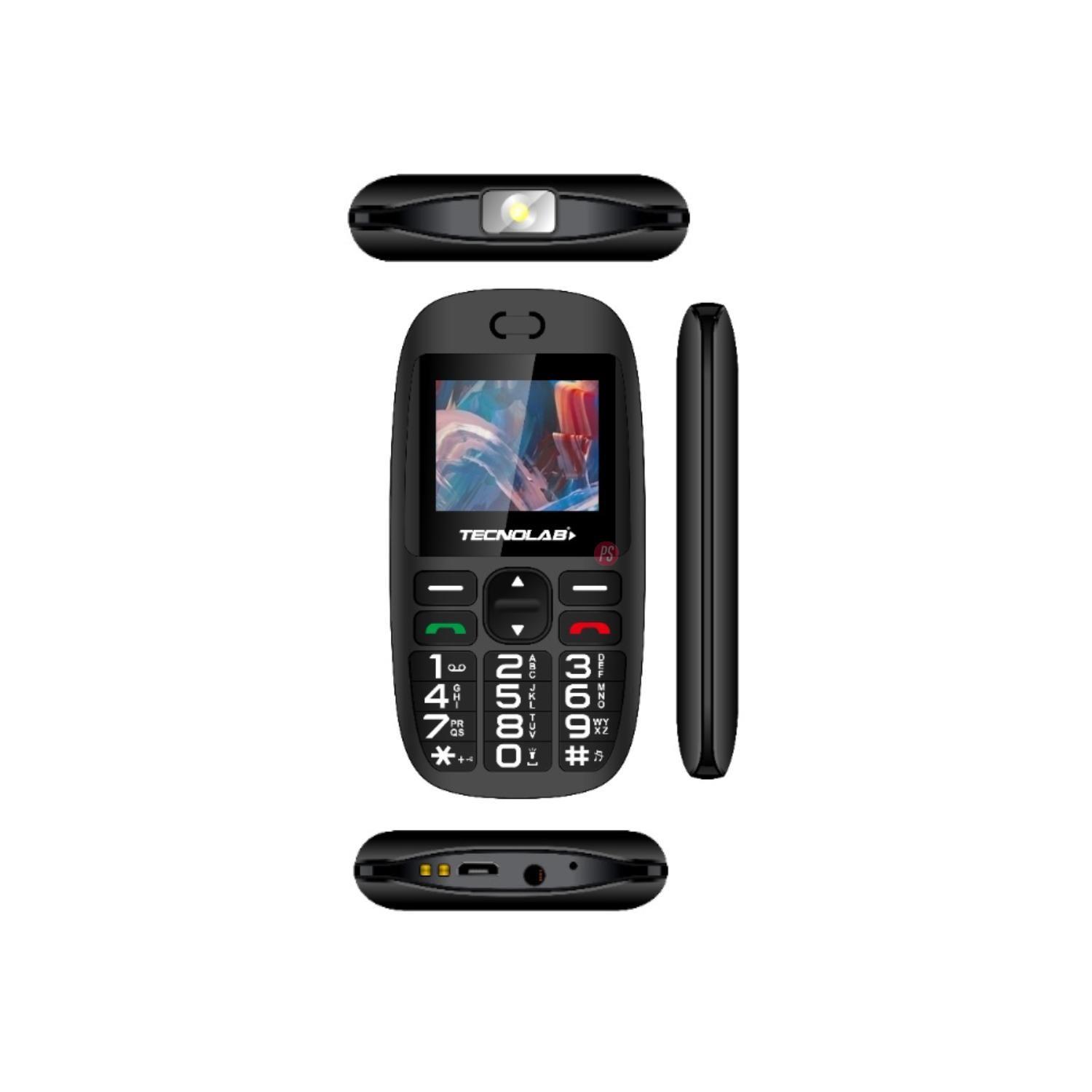 Celular Senior Dual Sim 4G Color Negro - PS-2