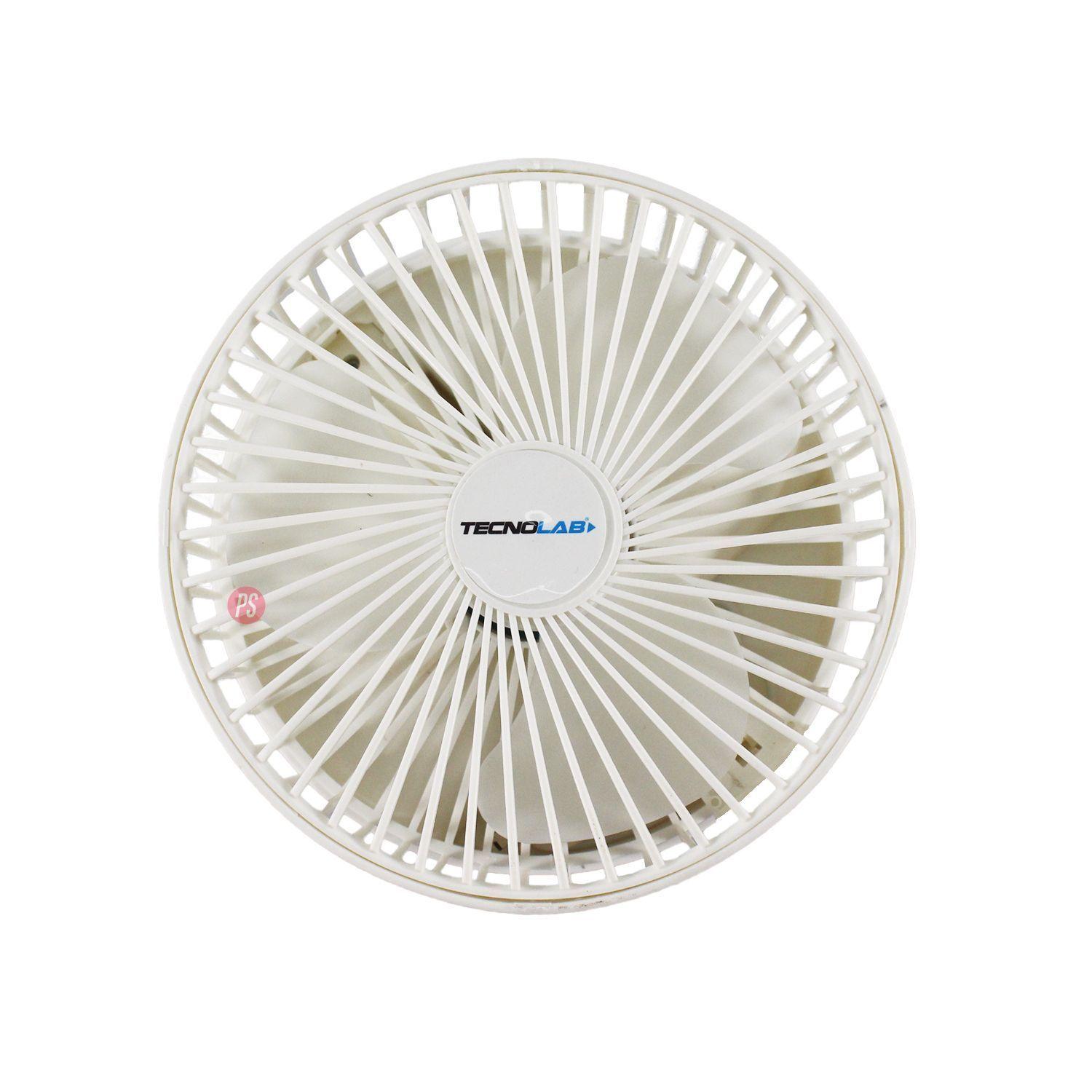 Mini Ventilador USB Blanco Con Pedestal Y Soporte - PS-1