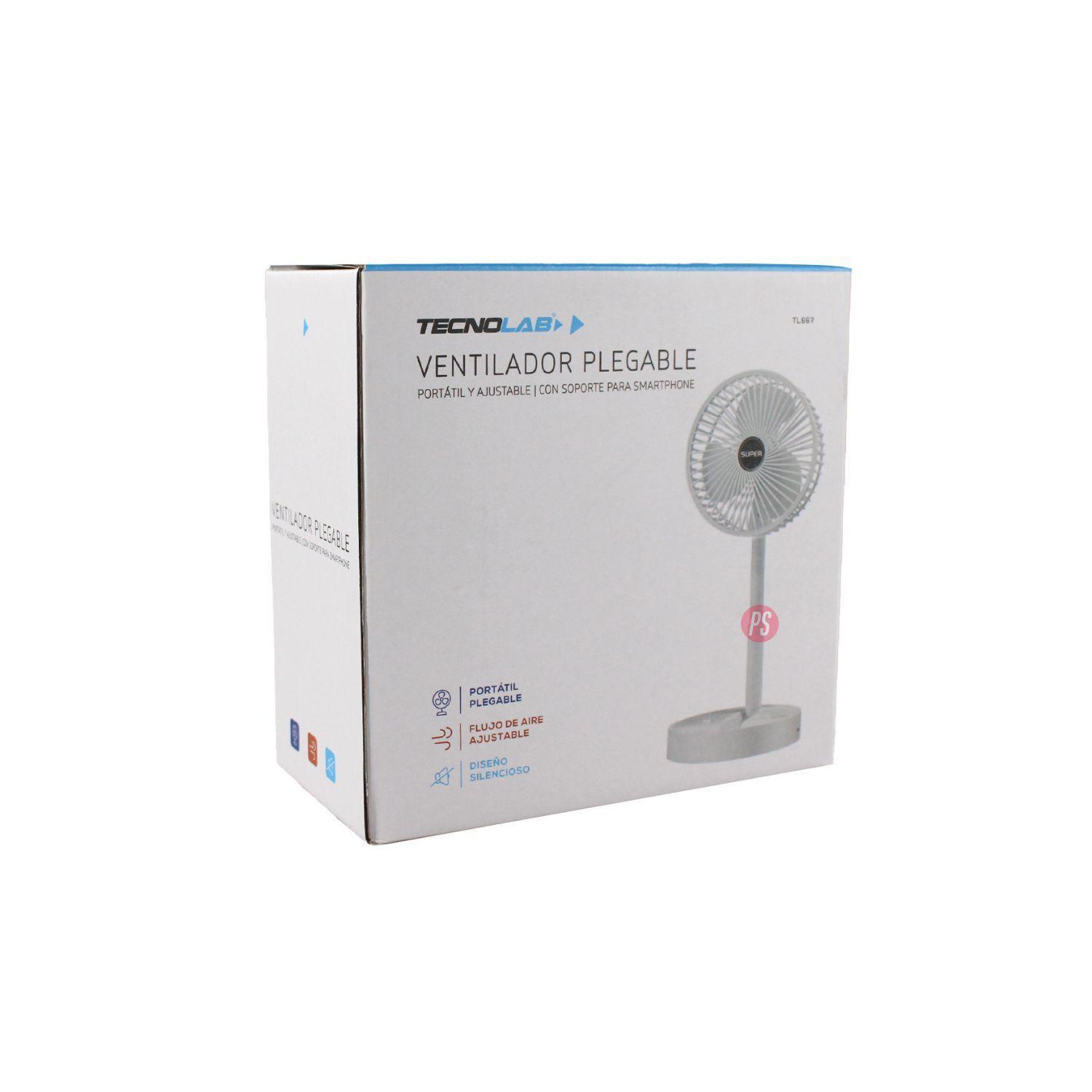 Mini Ventilador USB Blanco Con Pedestal Y Soporte - PS-2