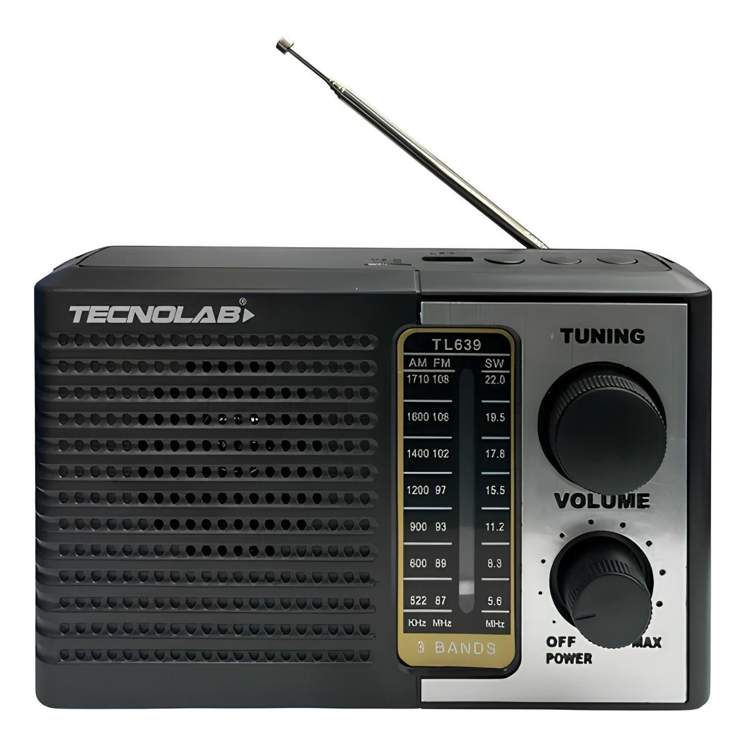 Radio Portatil AM FM SW USB TF Recargable PS-0