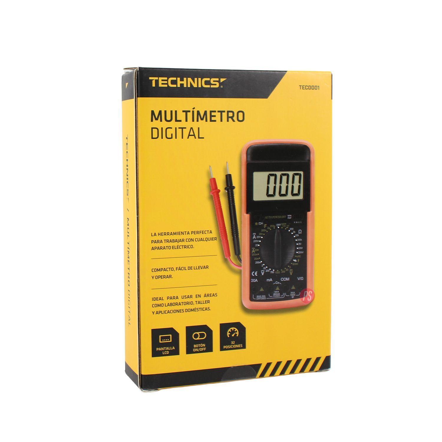 Multitester Digital DM9205A Preciso y F cil de Usar PS-2