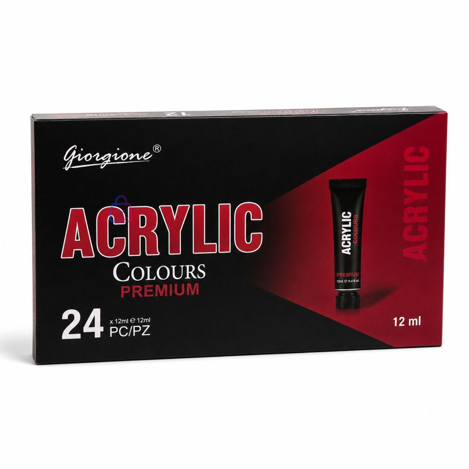 Set Pintura Acr lica 24 Colores 12ml Arte PS-3