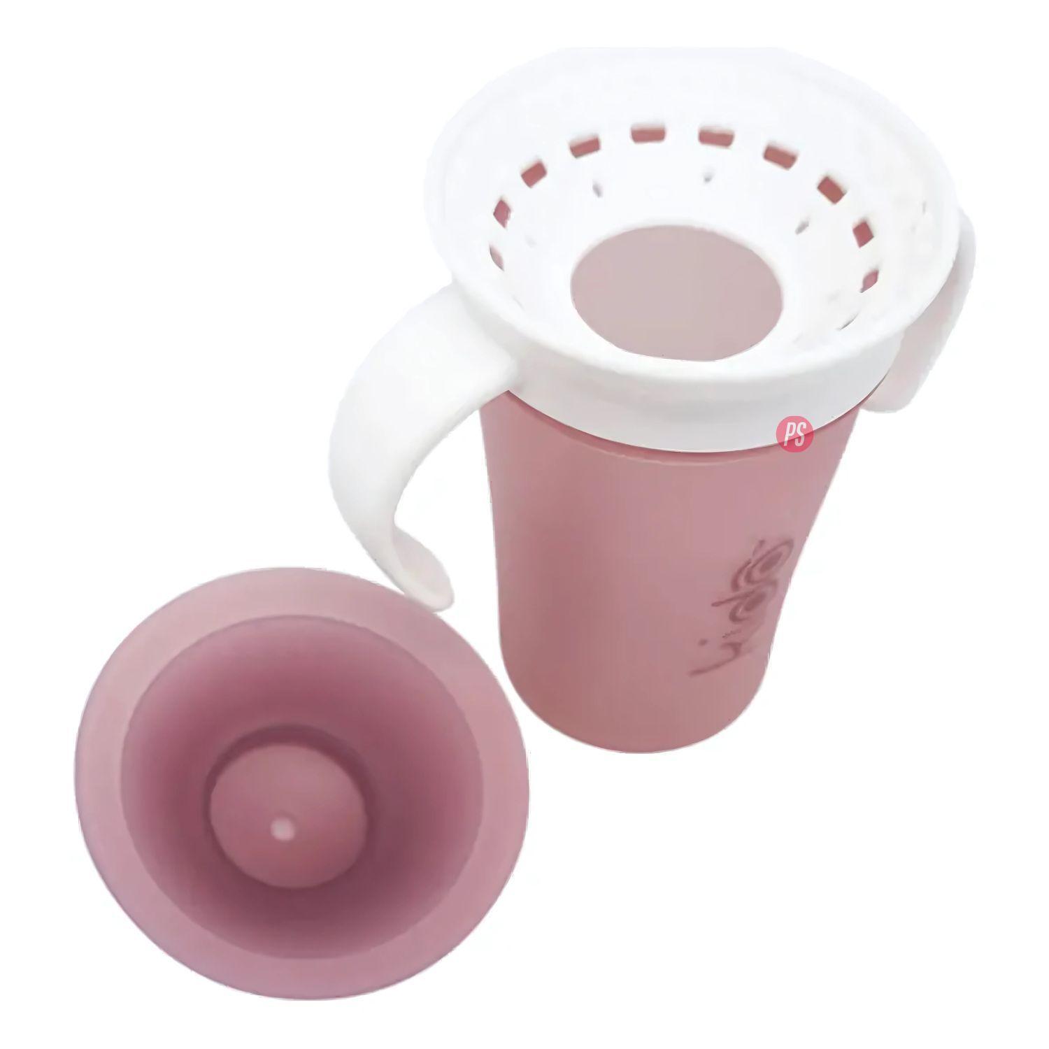 Vaso Antiderrame Toddler 360 Para Niños Colores Kido - PS-2