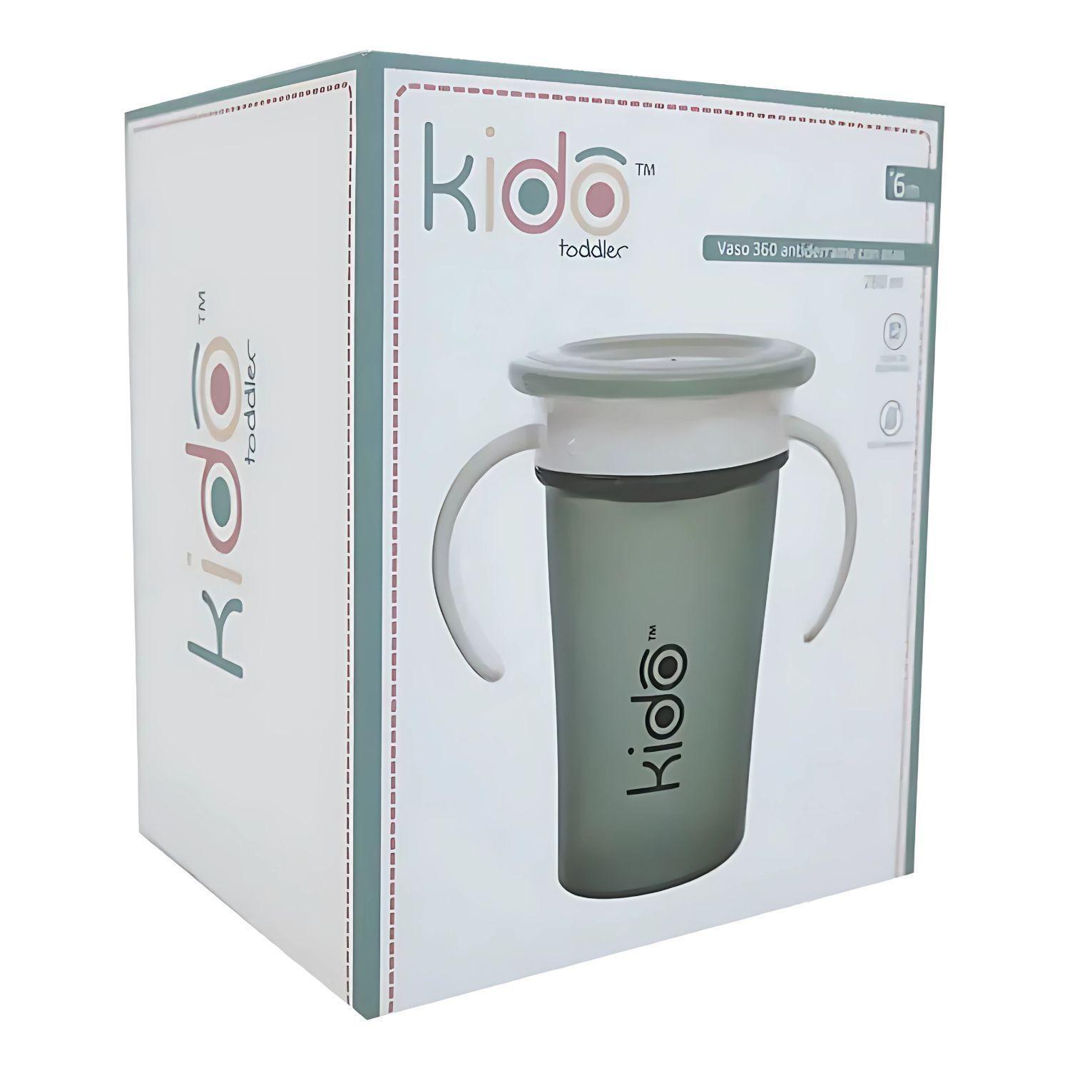 Vaso Antiderrame Toddler 360 Para Niños Colores Kido - PS-0