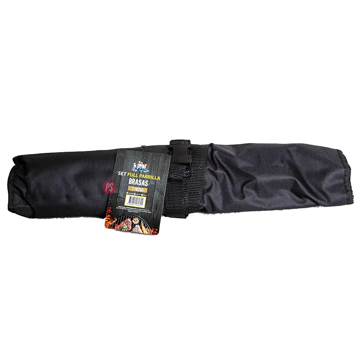 Set Parrilla Full 7 Piezas Con Accesorios De Acero - PS-2