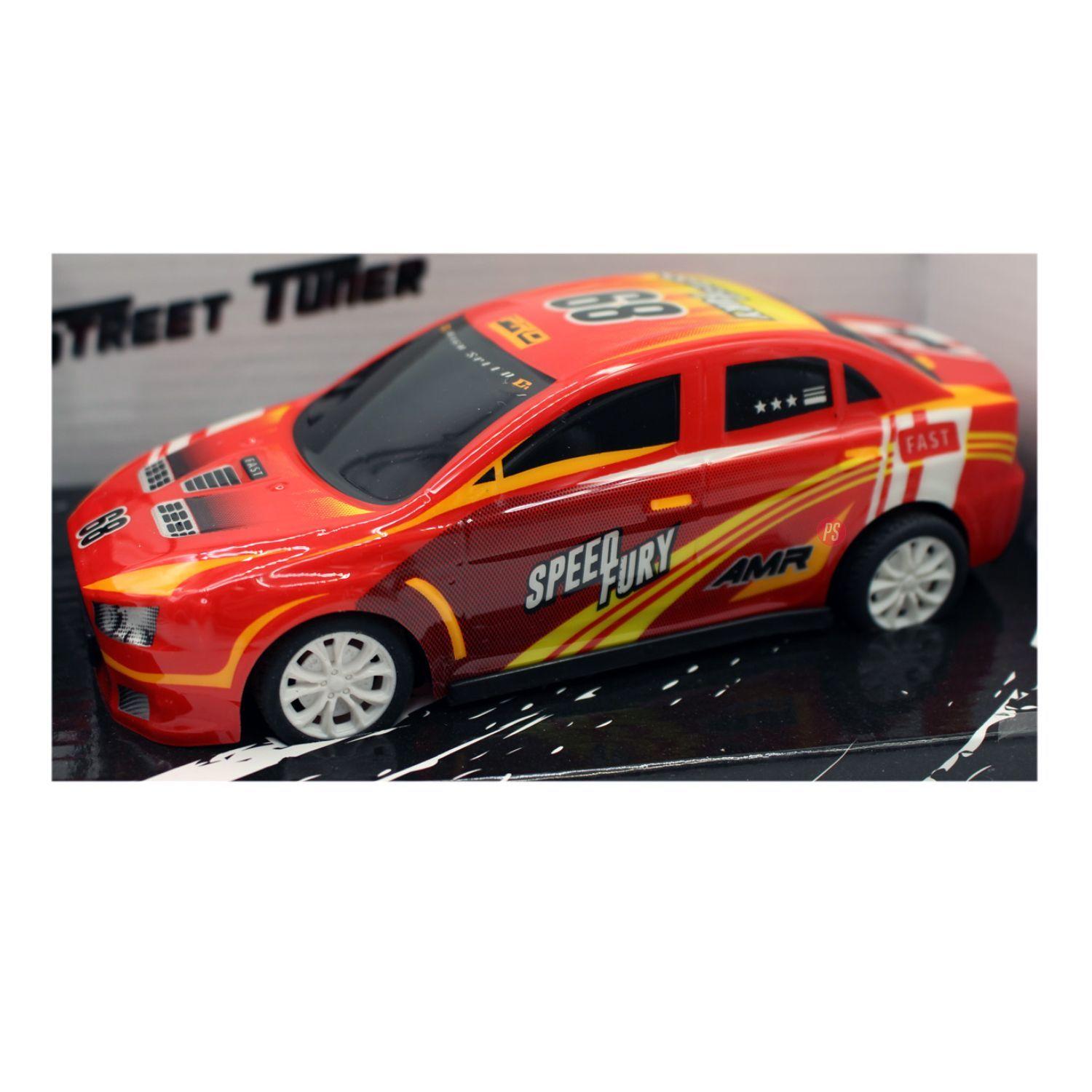Auto De Carrera Juguete A Control Remoto Rojo - PS-2