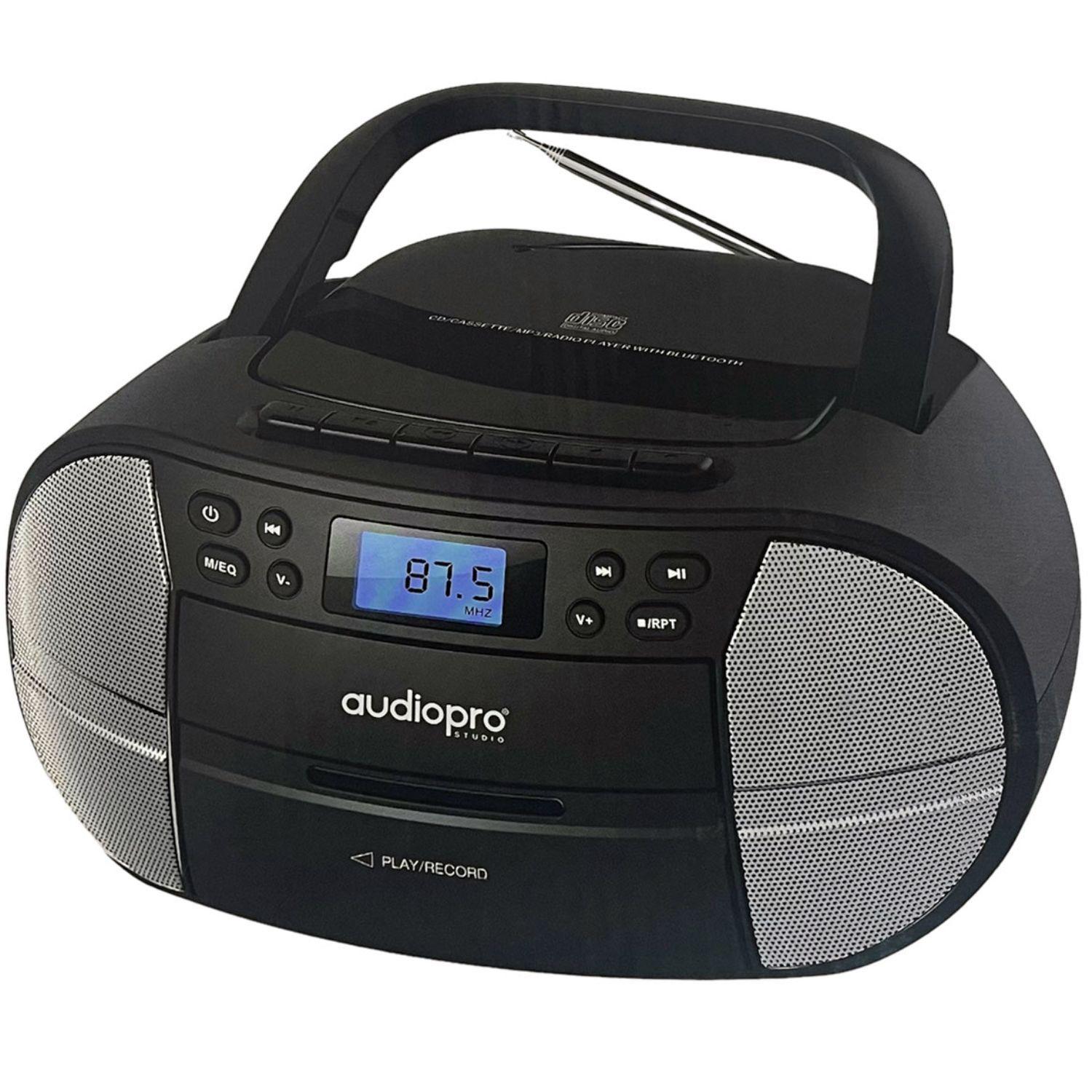 Radio Con Lector De Cd - Cassette Y Bluetooth Boombox - PS-0