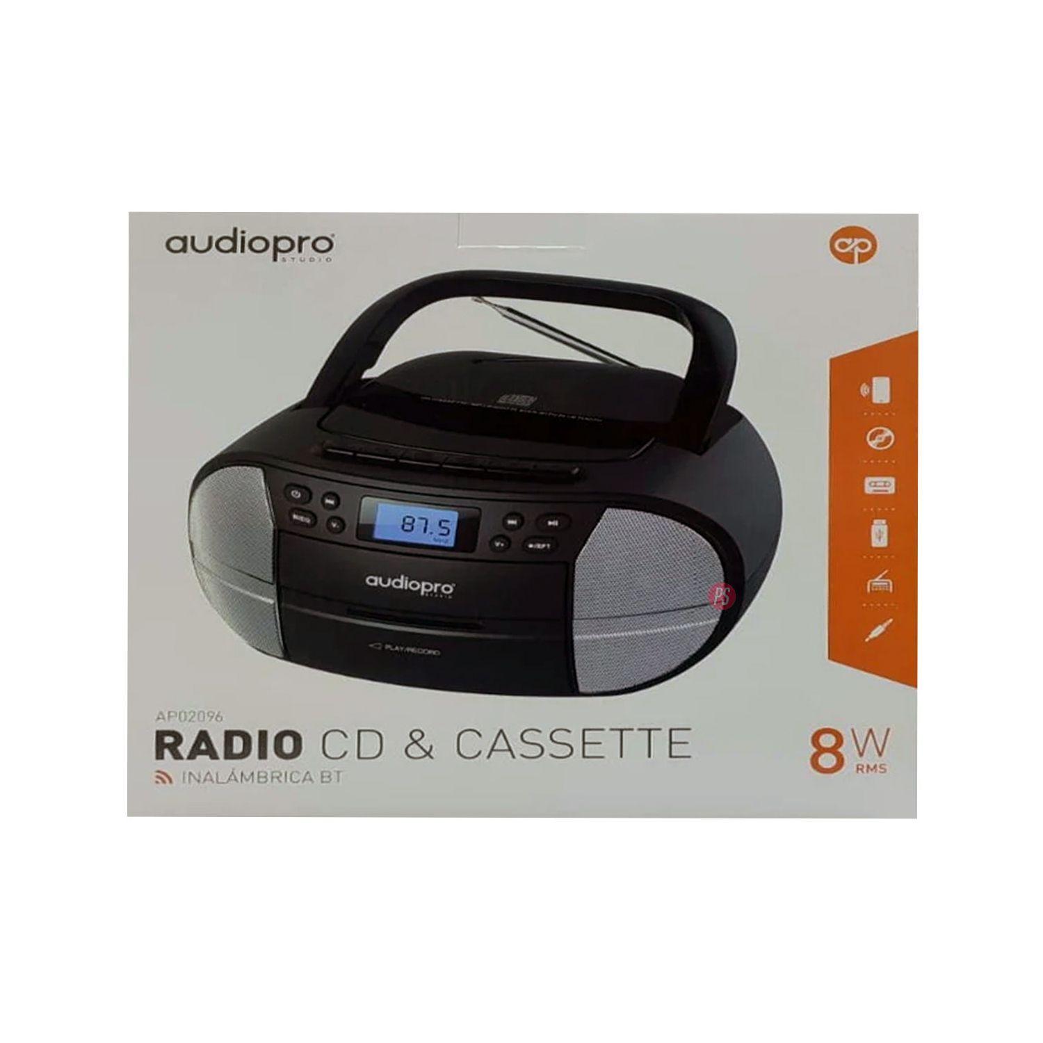 Radio Con Lector De Cd - Cassette Y Bluetooth Boombox - PS-3