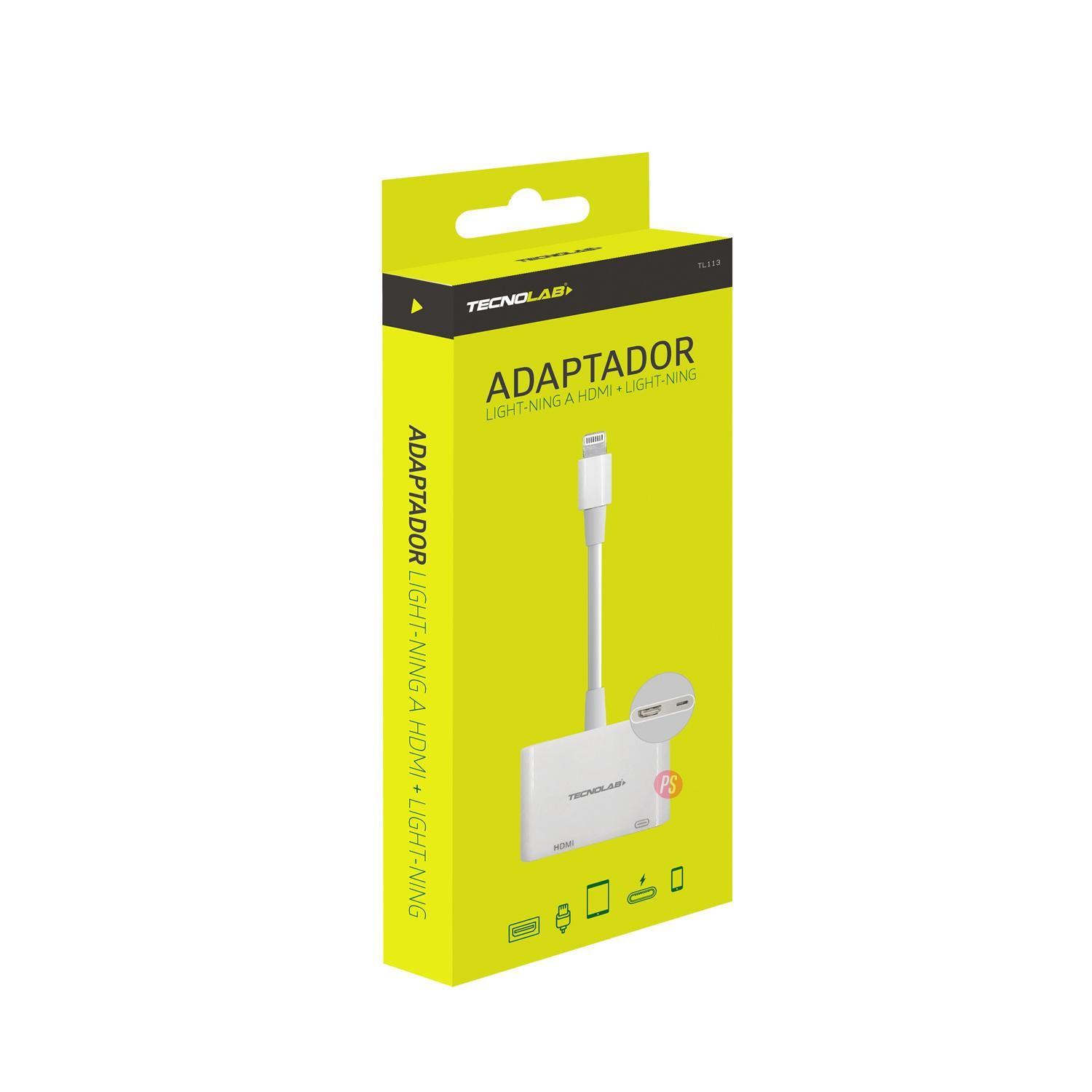 Adaptador Lightning A Hdmi Compatible Iphone y Ipad - Ps-4