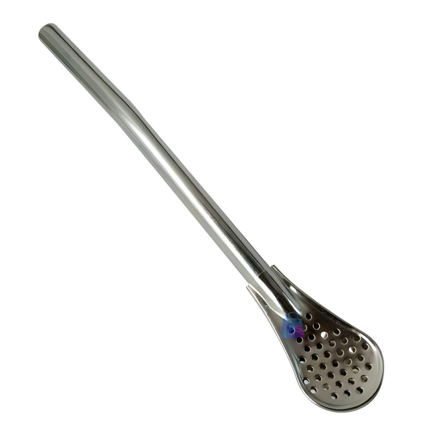 Mate Acero Inoxidable 230ml con Bombilla Negro PS-2
