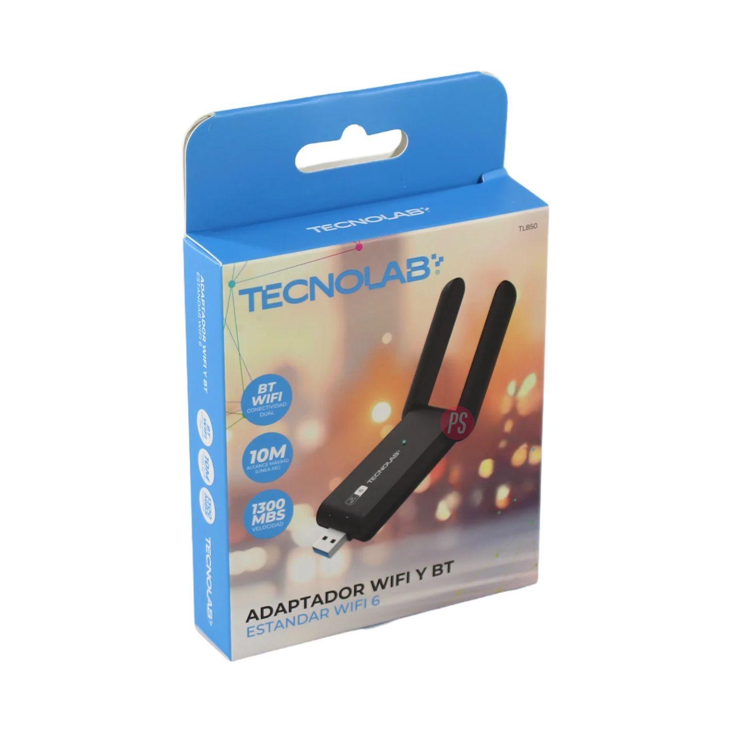 Adaptador WiFi 6 USB 1300Mbps Bluetooth 4 2 PS-2