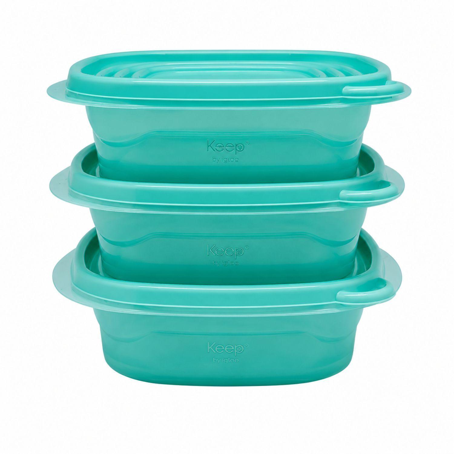 Set 3 Contenedores Hermeticos Keep 670ml BPA Free PS-0
