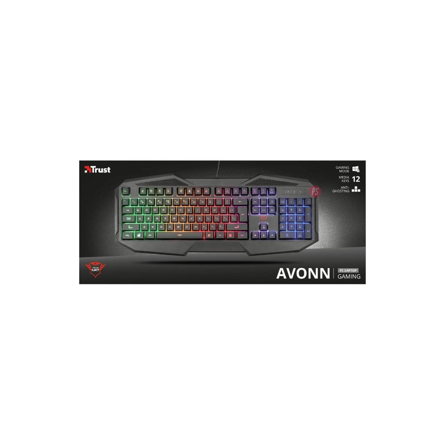 Teclado Gamer Iluminación Rgb Gxt 830-RW Avoon - PS-3
