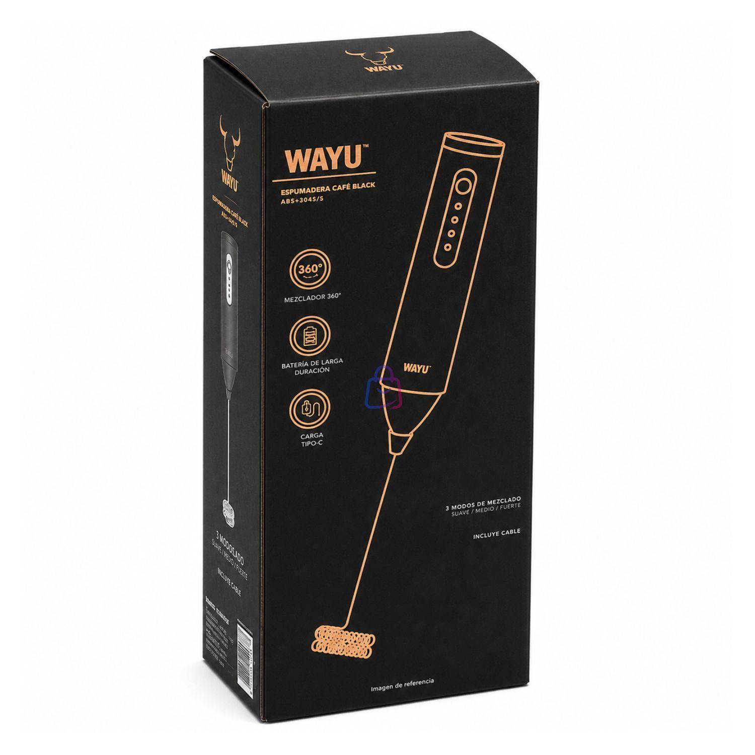 Espumador de Leche WAYU Recargable USB C PS-4
