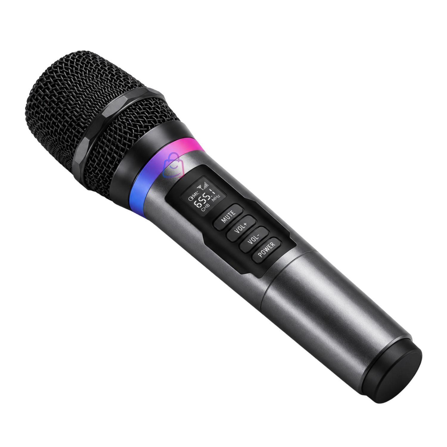Microfono Inalambrico Receptor USB C RGB PS-2