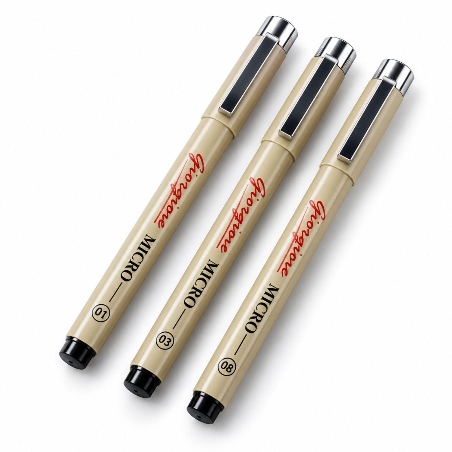 Set Estilografos ZG003 3 Piezas Dibujo Manga PS-0