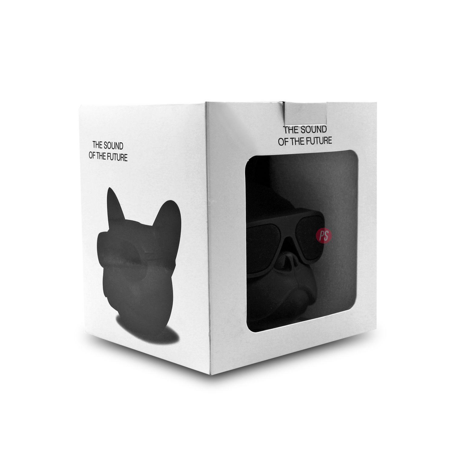 Parlante Bulldog Francés Bluetooth 10W Rojo - PS-2
