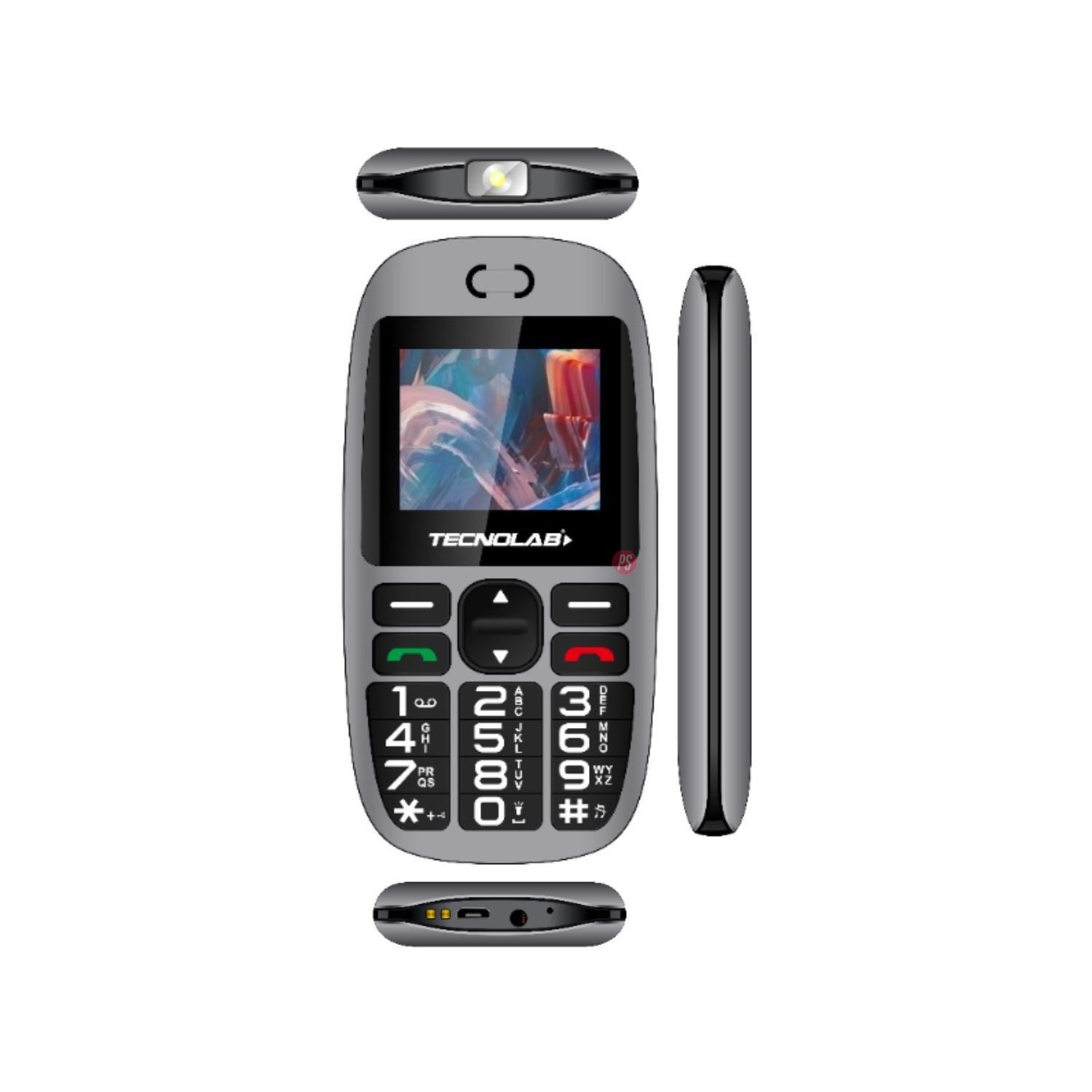 Celular Senior Dual Sim 4g Color Gris - Ps-2