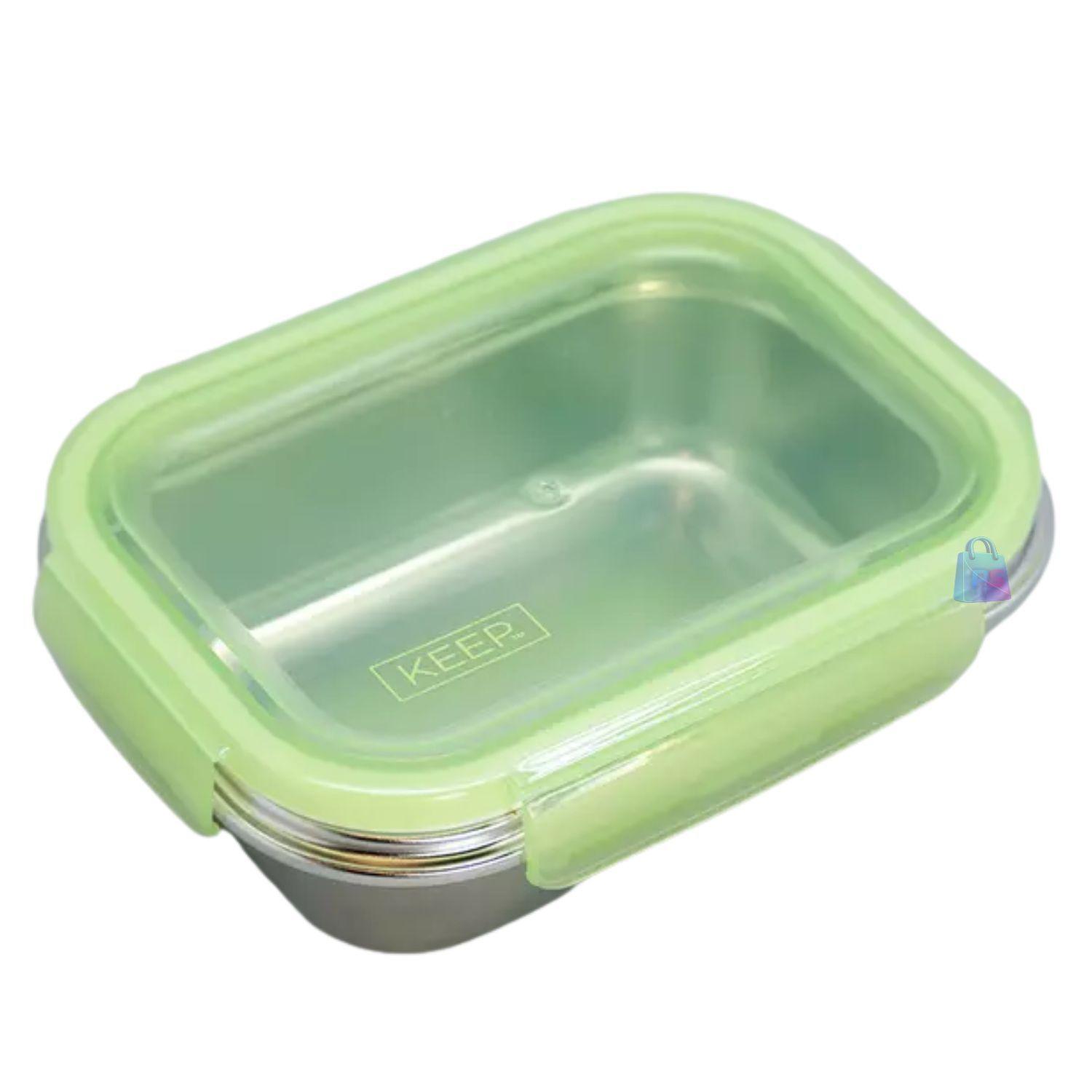 Hermético Keep 650ml Acero + Cubiertos On The Go - PS-2