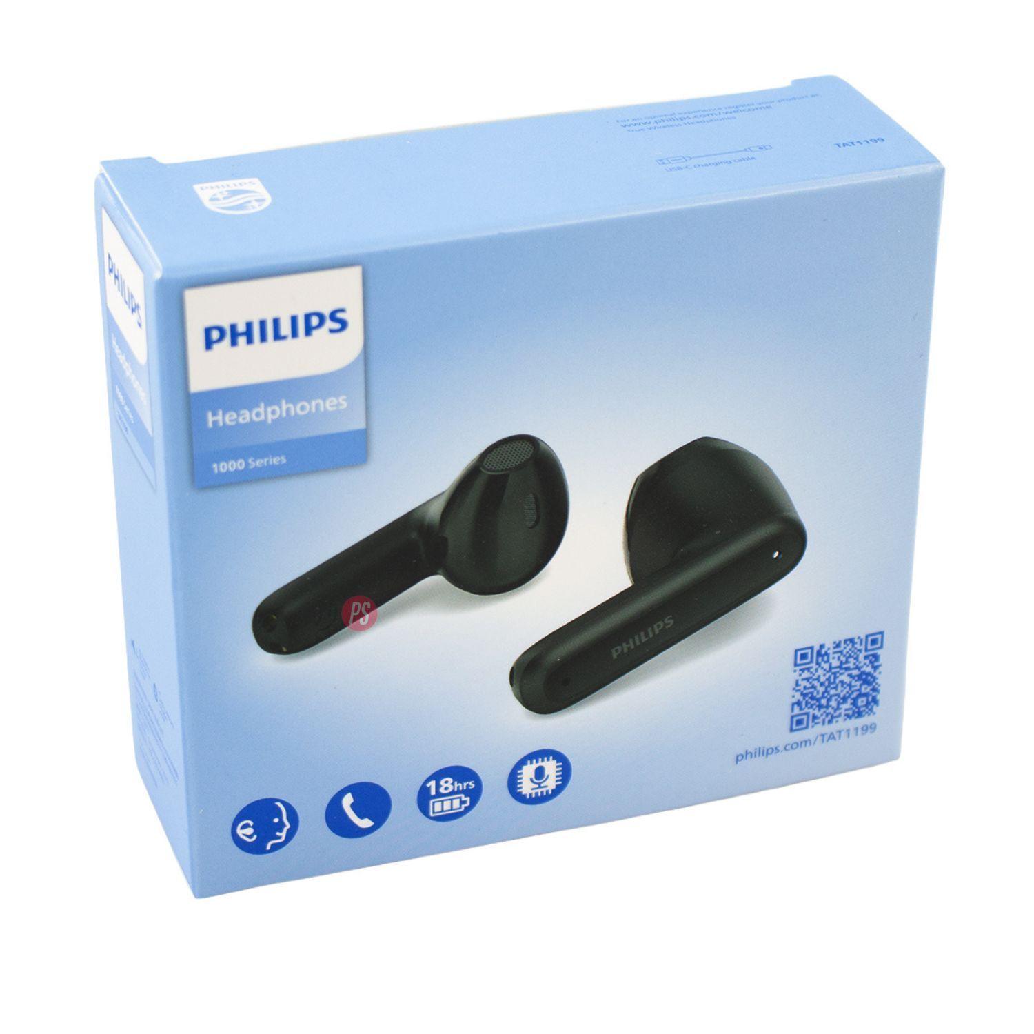 Audífonos Philips Serie 1000 Bluetooth Micrófono Negro - PS-3