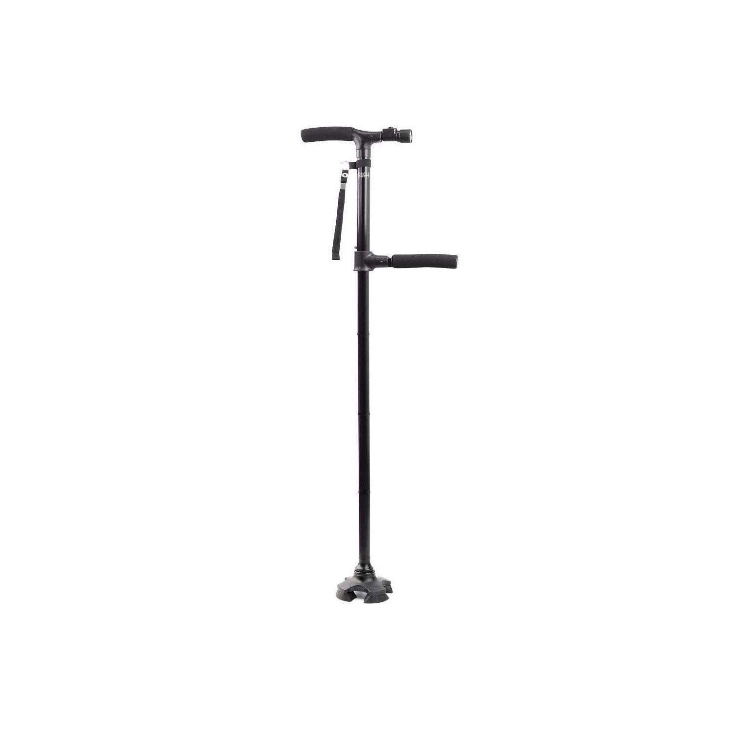 Bastón Plegable Con Luz Led Y 4 Puntos De Apoyo - Puntostore-0