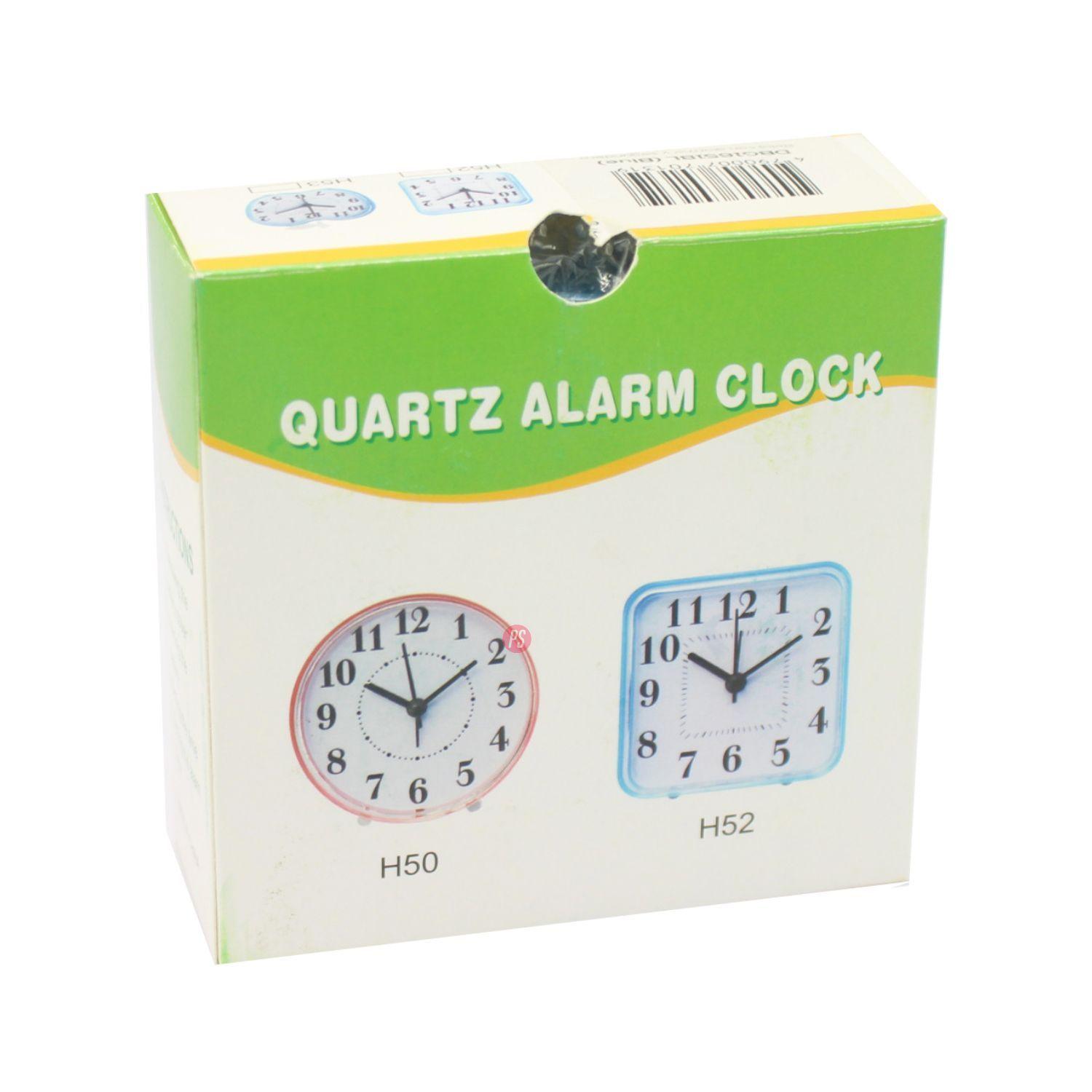 Reloj Despertador Cuadrado Ideal para Escritorio Blanco - PS-2