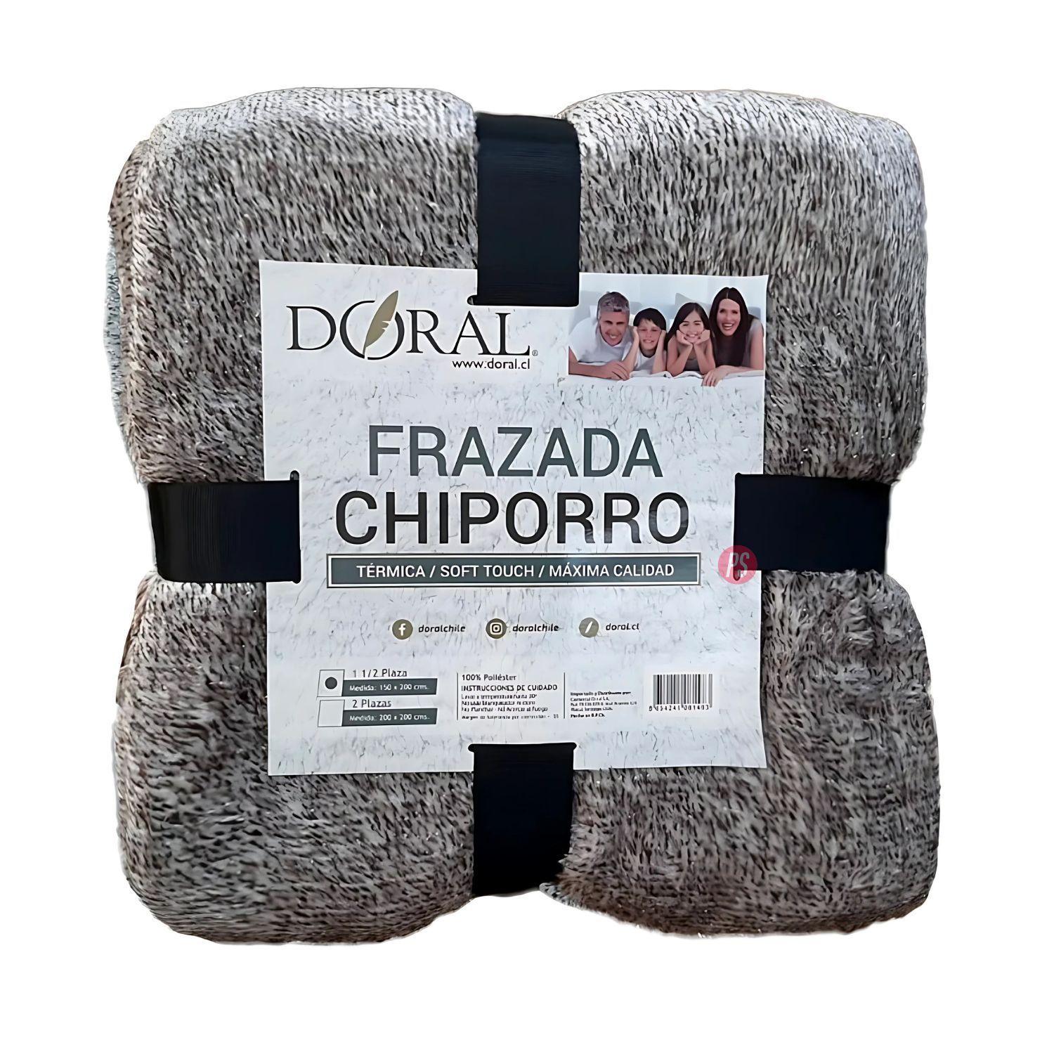 Frazada Chiporro Two Tones 1.5 Plazas Colores Oscuros - PS-2