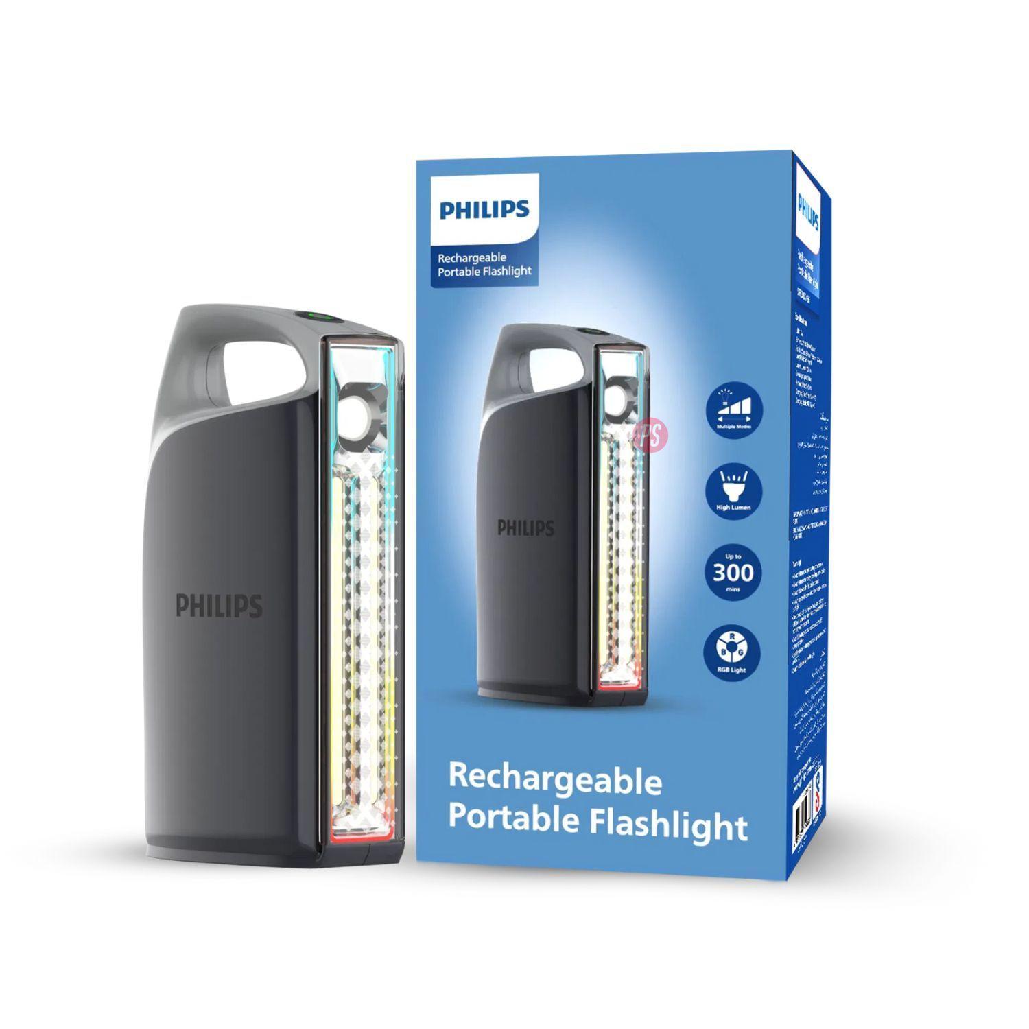 Linterna Philips LED RGB 1000 lúmenes portátil - PS-2