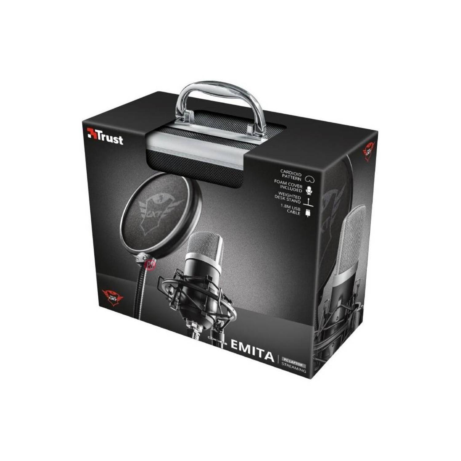 Micrófono Para Streaming Usb Gxt 252+ Emita - PS-4