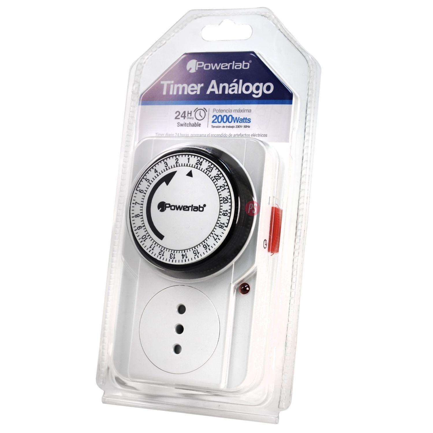 Timer An logo 2000W Programable 24H Encendido Y Apagado PS-3
