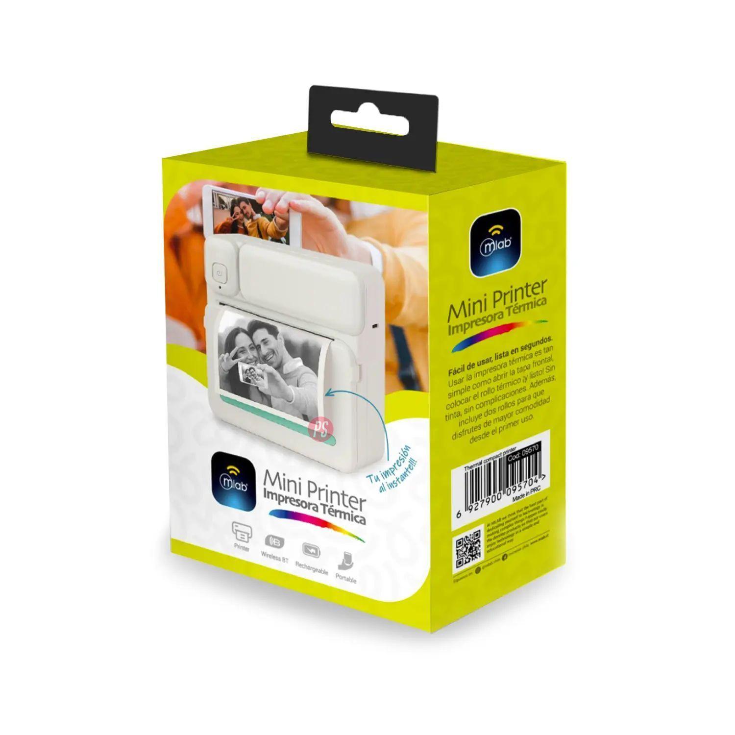 Impresora Térmica Mini Printer Portátil Bluetooth - PS-5